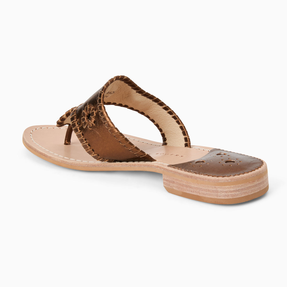 Original Jacks Sandal in Metallic Bronze, product view 4