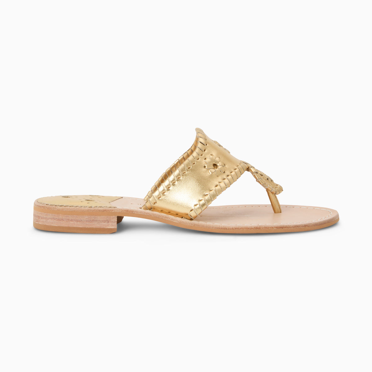 Original Jacks Sandal in Metallic Gold, product view 2
