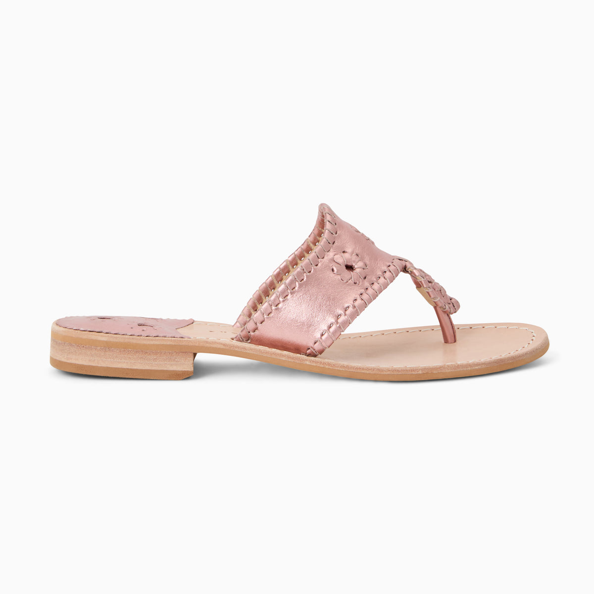 Original Jacks Sandal in Metallic Rose Quartz, product view 2