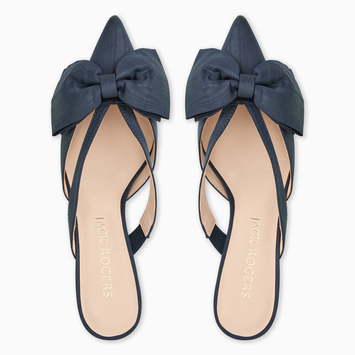 Jack Rogers - Cynthia Bow Mule - Navy - view 3