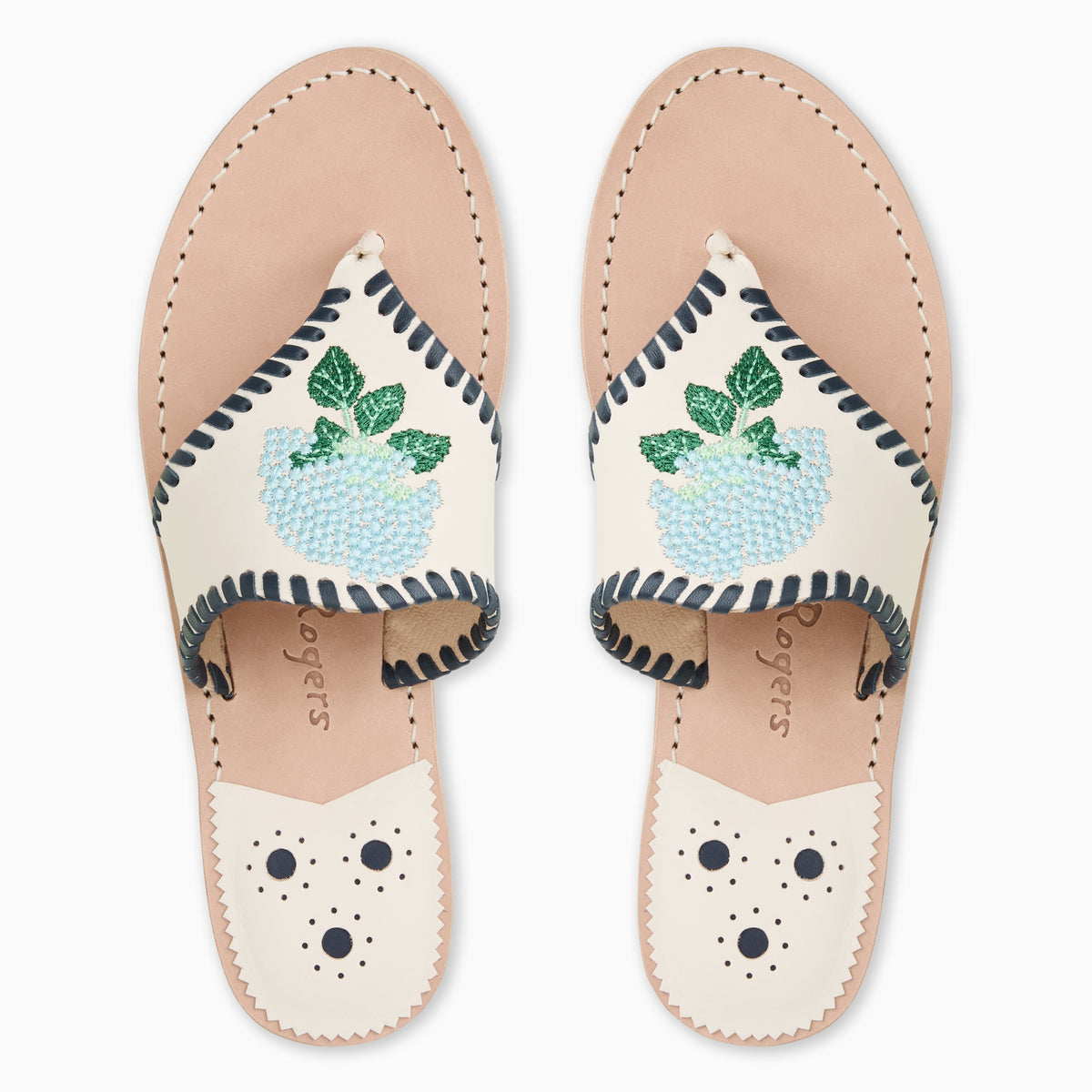 Jack Rogers - Jacks Hydrangea Sandal - IVORY MULTI - view 3