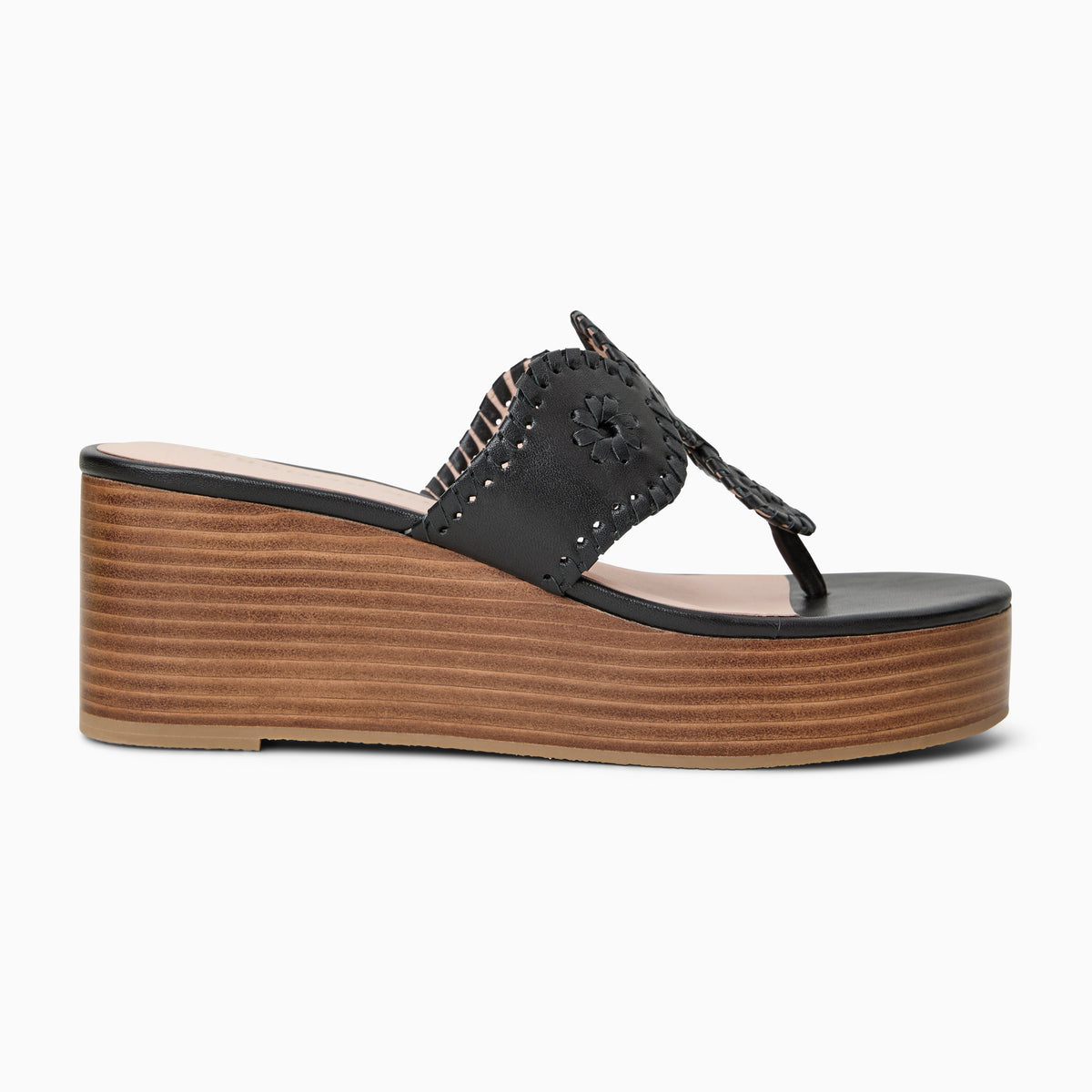 Jack Rogers - Kimberly Mid Wedge - Black - view 2