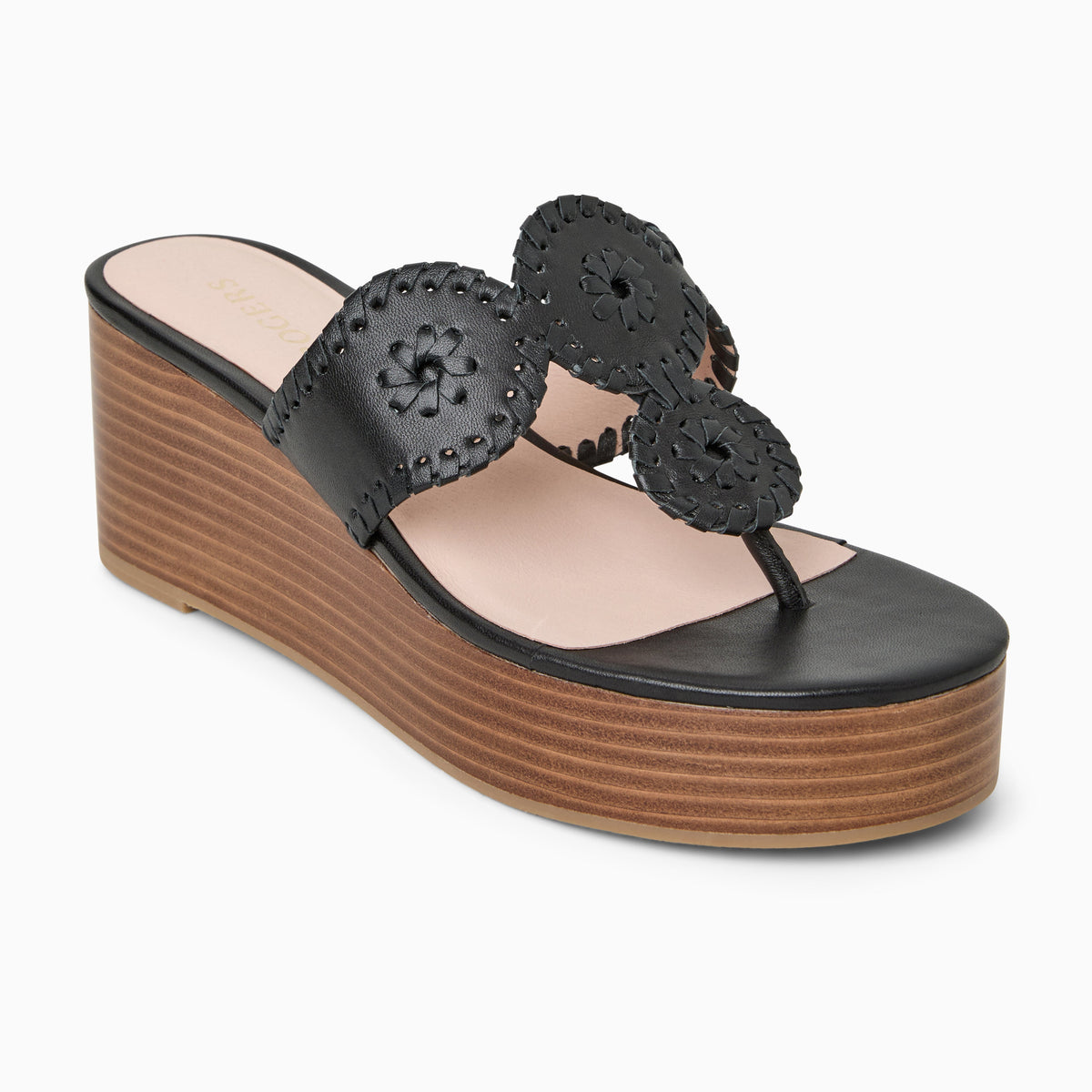 Jack Rogers - Kimberly Mid Wedge - Black - view 1