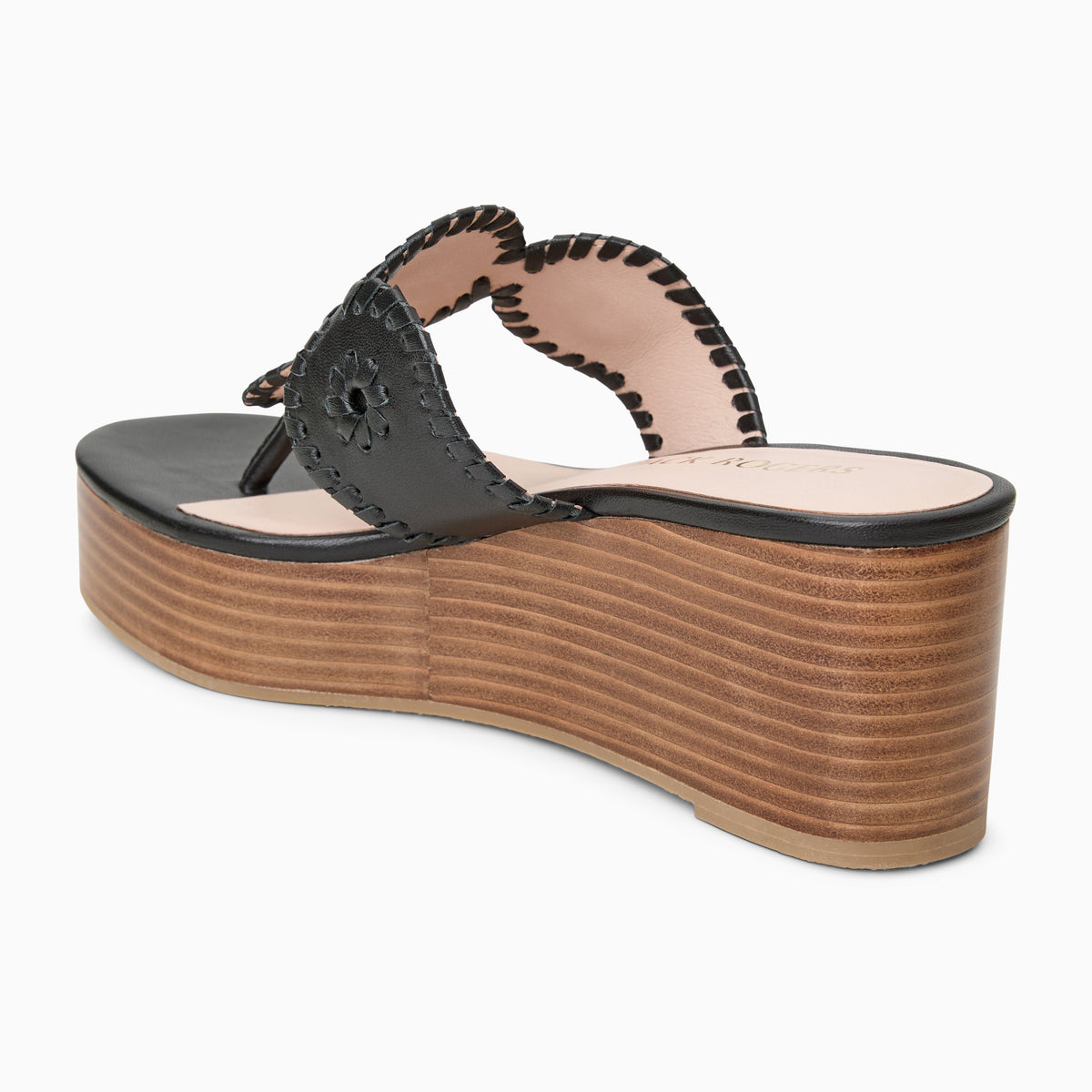 Jack Rogers - Kimberly Mid Wedge - Black - view 4