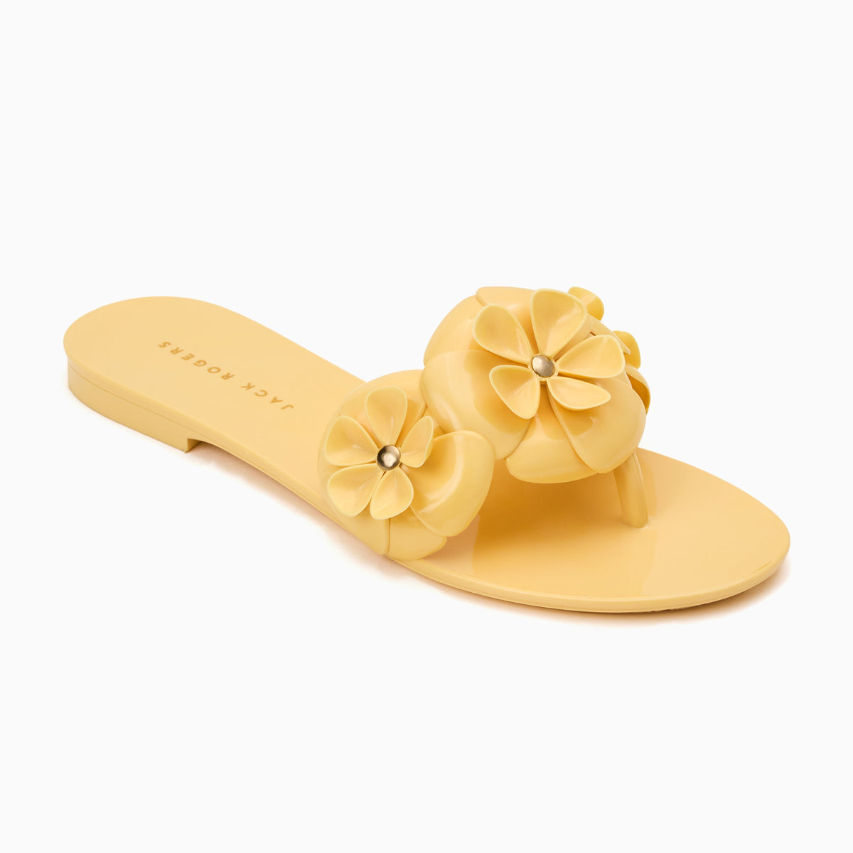 Jack Rogers - Amelia Jelly Flip Flop - Bright Yellow - view 1