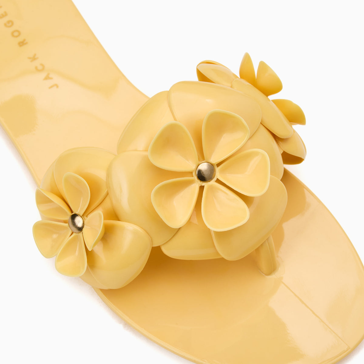 Jack Rogers - Amelia Jelly Flip Flop - Bright Yellow - view 6