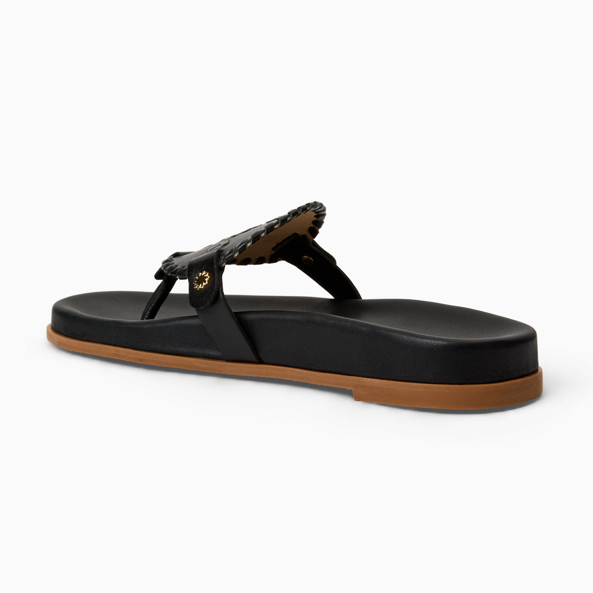 Collins Comfort Sandal in Black, product view 4