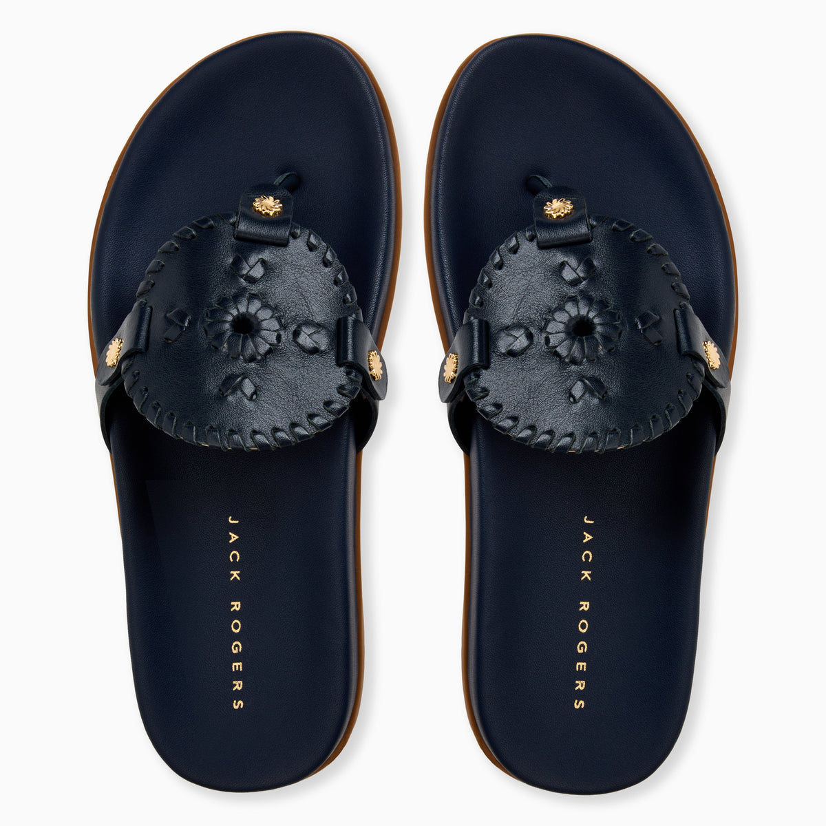 Collins Comfort Sandal in Navy, product view 3