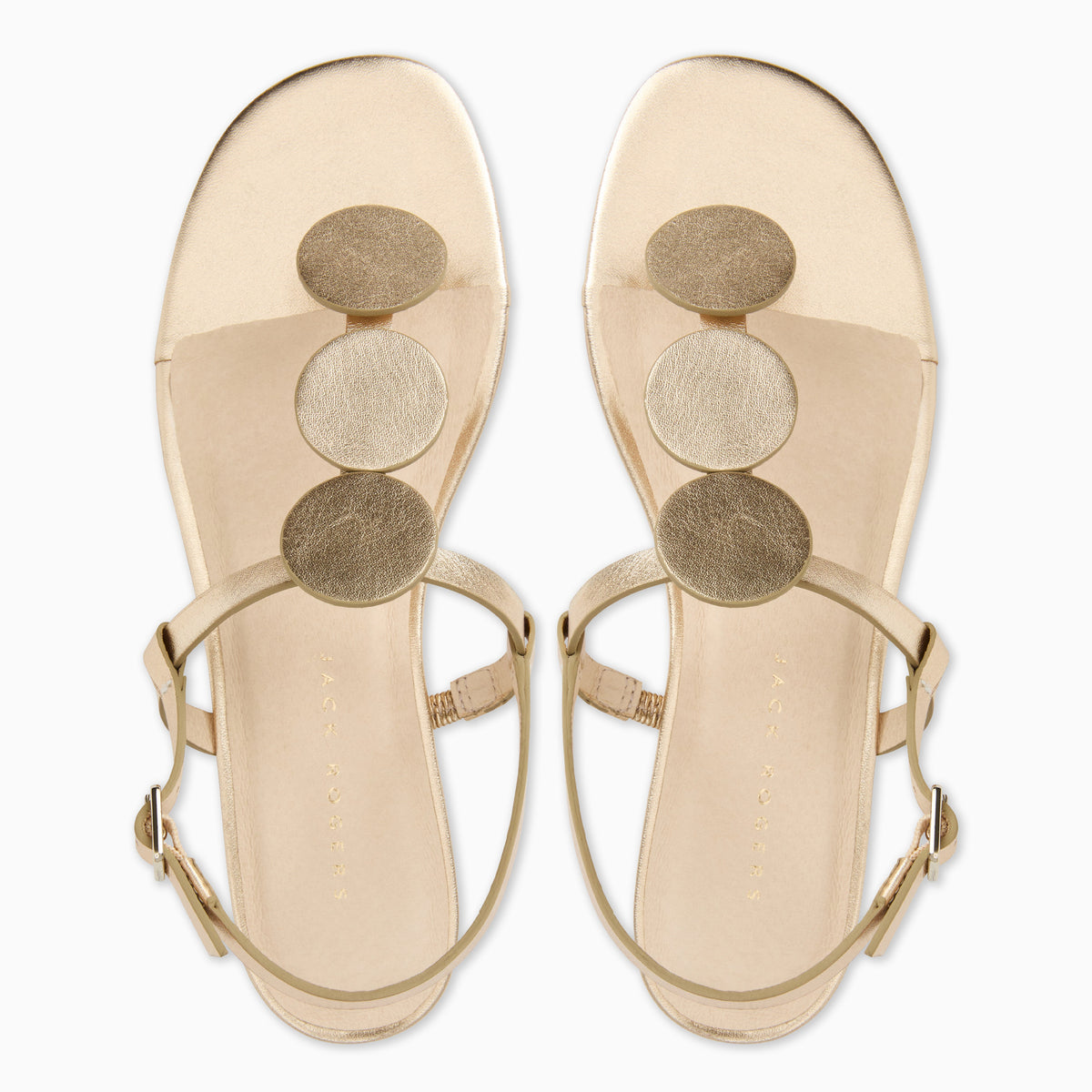 Jack Rogers - Worth Sandal - Metallic Platinum - view 3