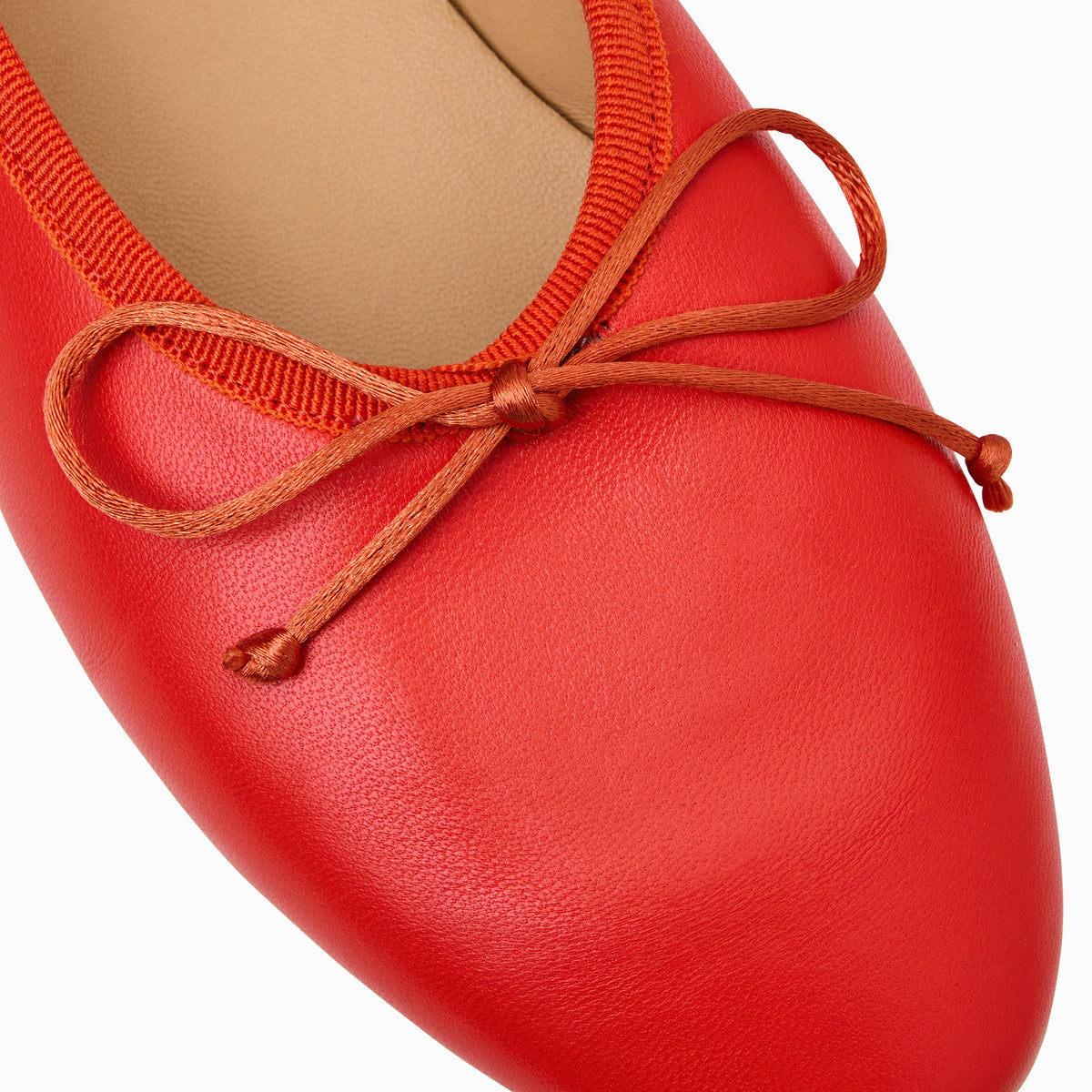Jack Rogers - Carlotta Italian Leather Flat - Coral - view 7