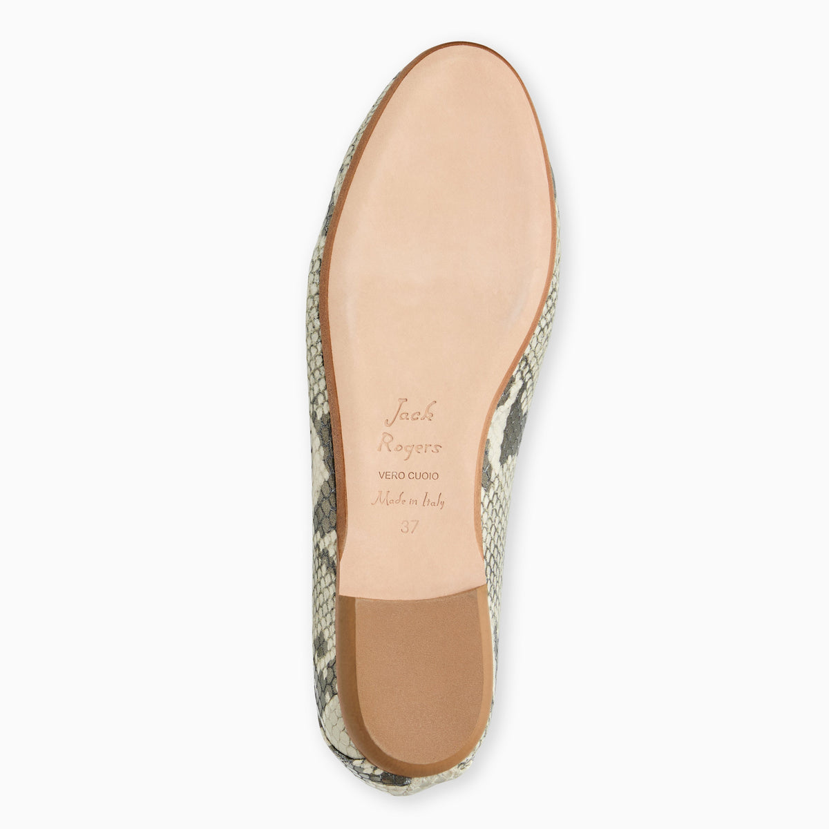Jack Rogers - Carlotta Italian Leather Flat - Roccia - view 5