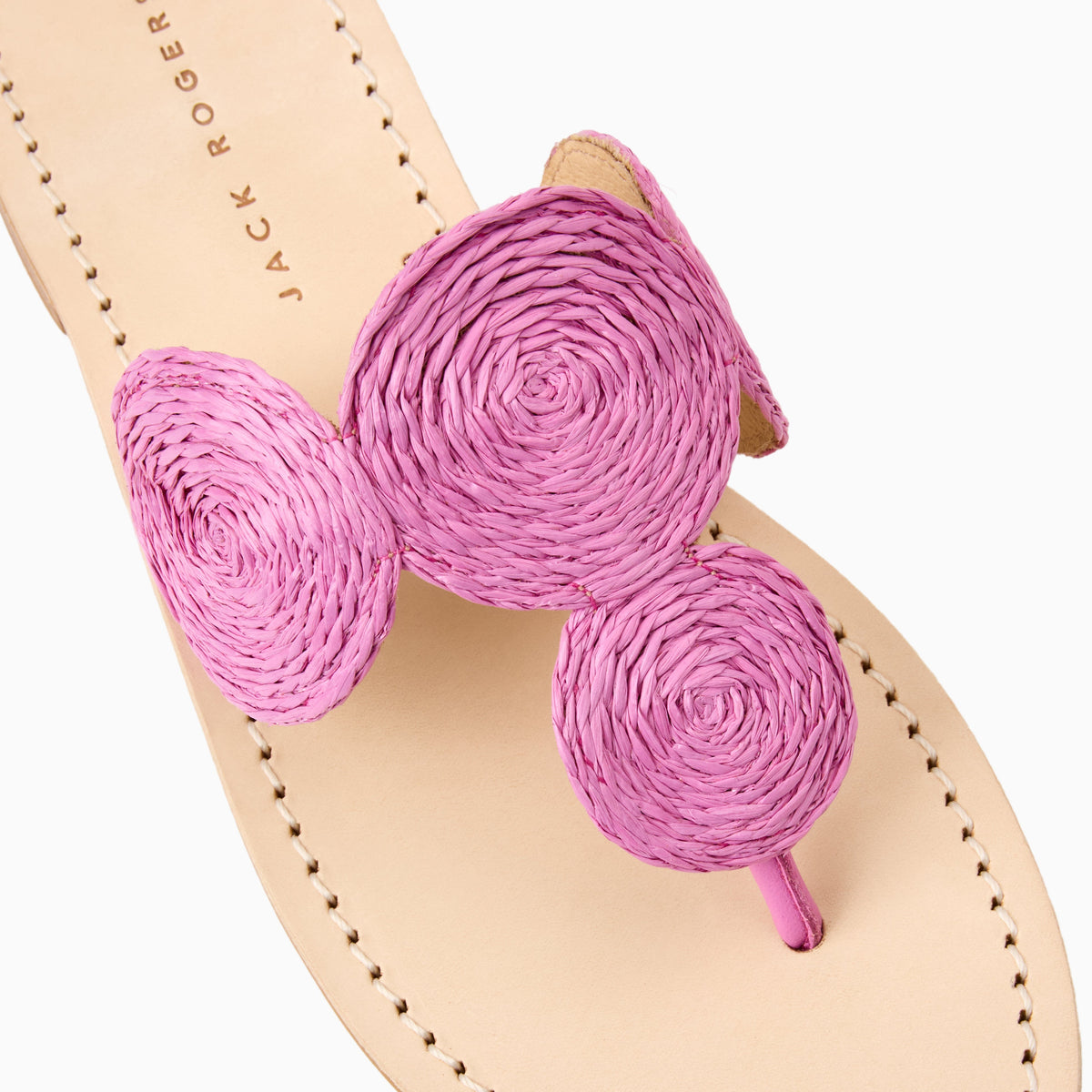 Jack Rogers - Margo Raffia Sandal - Pink - view 6