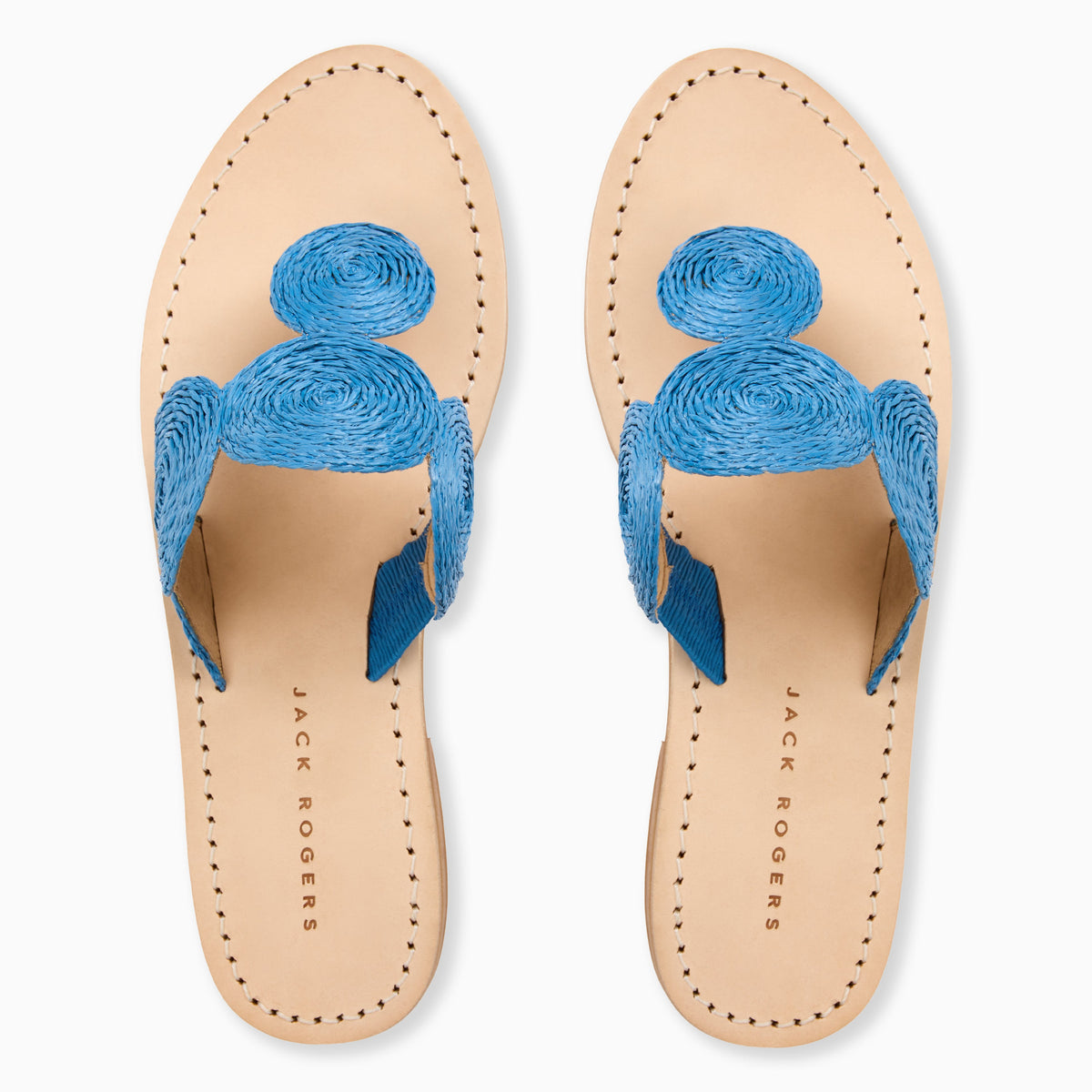 Jack Rogers - Margo Raffia Sandal - Salt Water Blue - view 3
