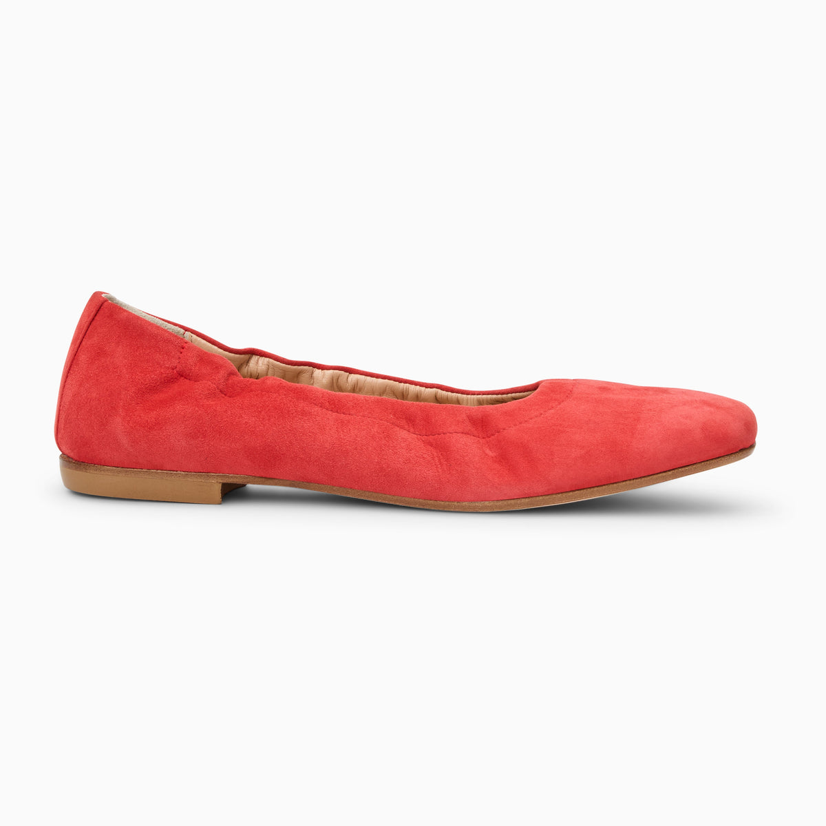 Jack Rogers - Santa Maria Italian Suede Flat - Suede Coral - view 2