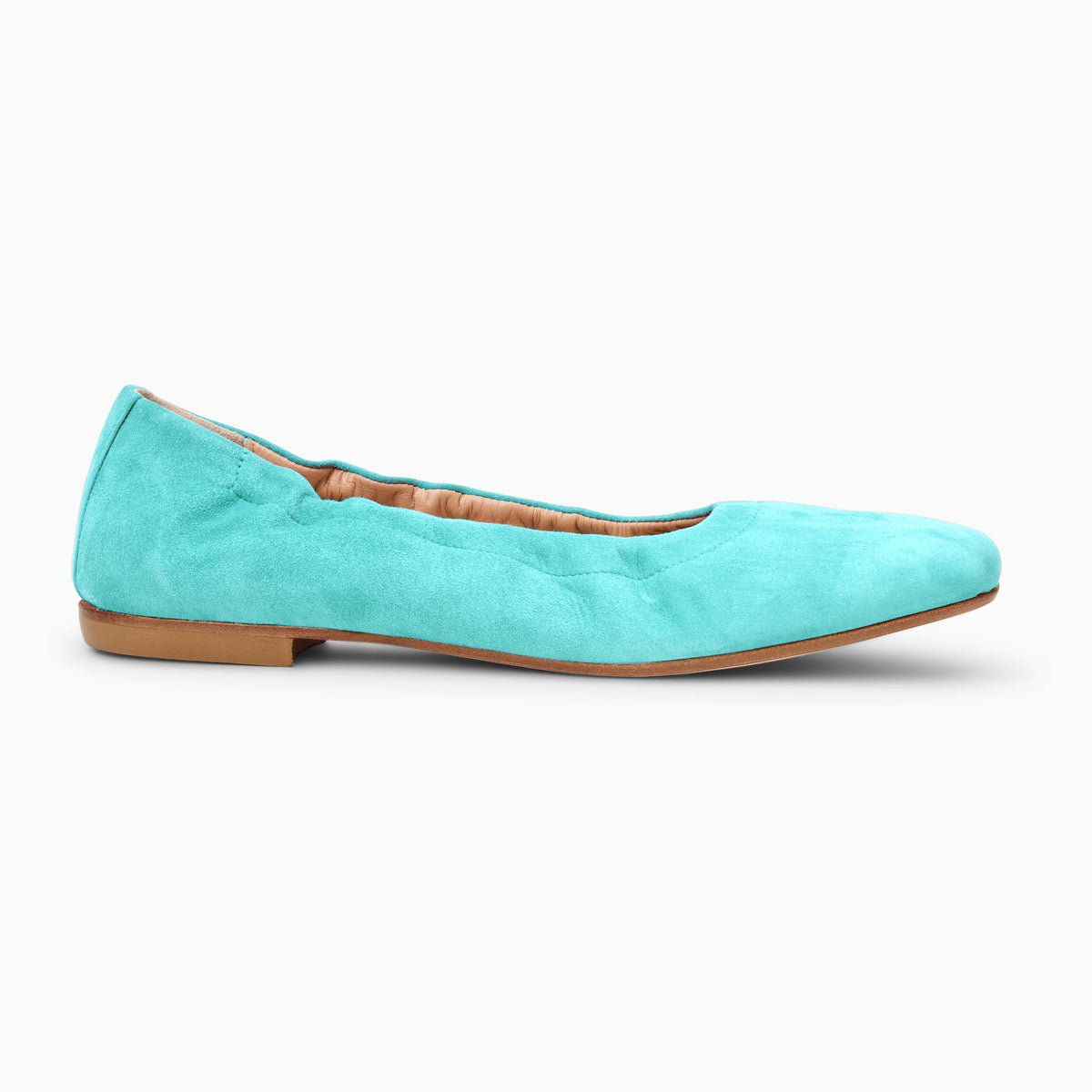 Jack Rogers - Santa Maria Italian Suede Flat - Suede Light Turquoise - view 2