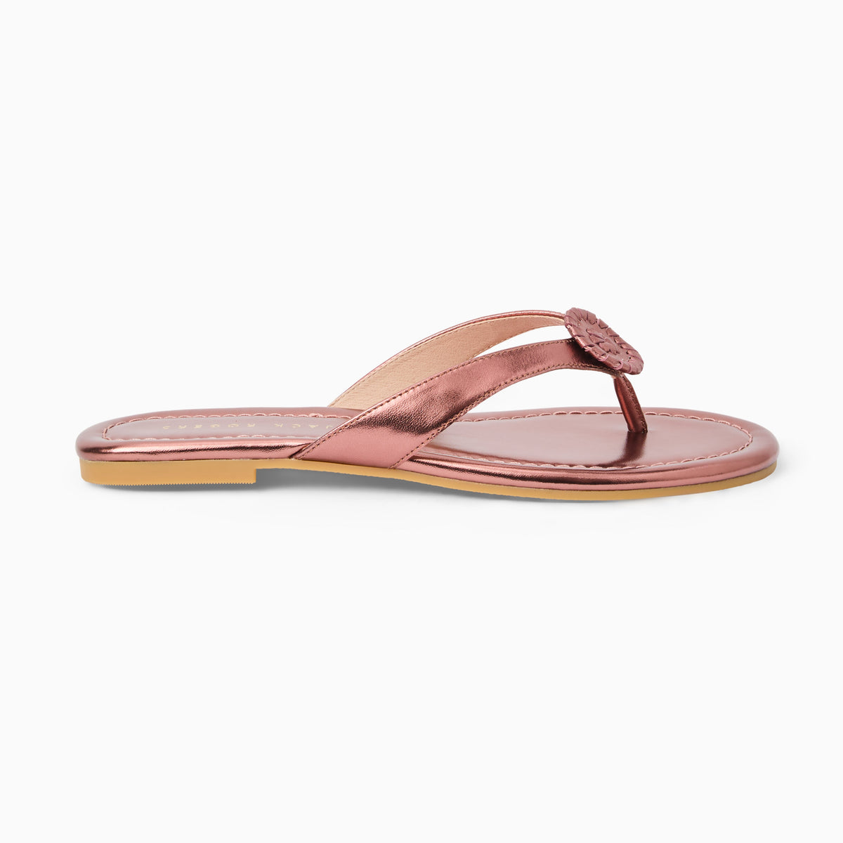 Jack Rogers - Roxy Flip Flop - Metallic Rose Quartz - view 2