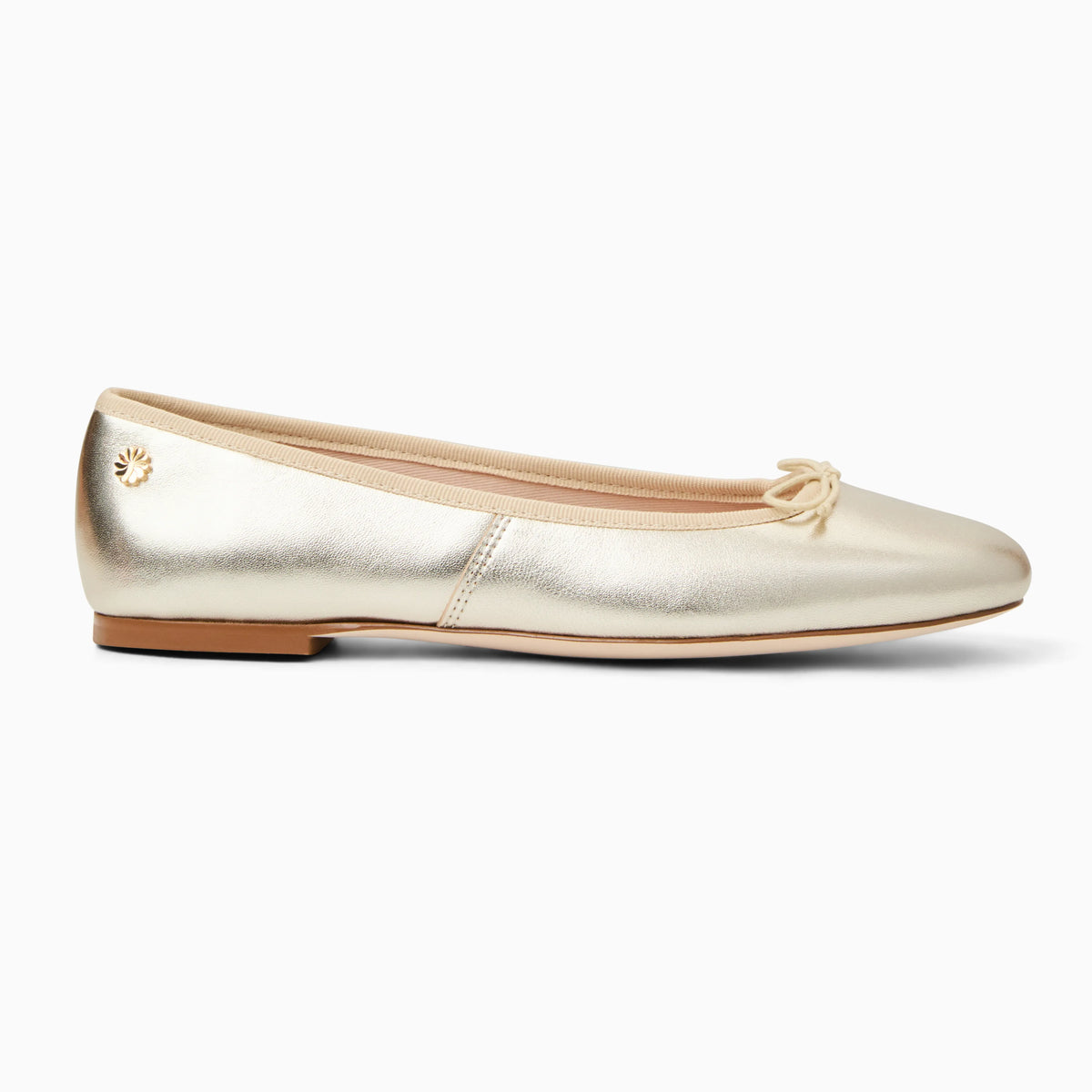 Jack Rogers - Bettie Ballet Flat - Metallic Platinum - view 2