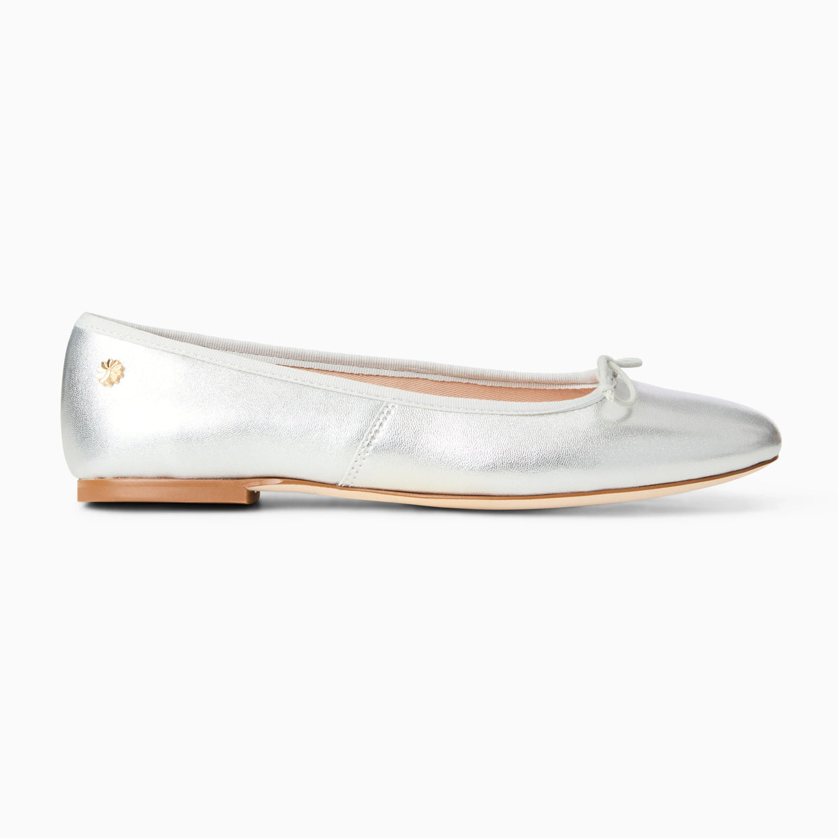 Jack Rogers - Bettie Ballet Flat - Metallic Silver - view 2