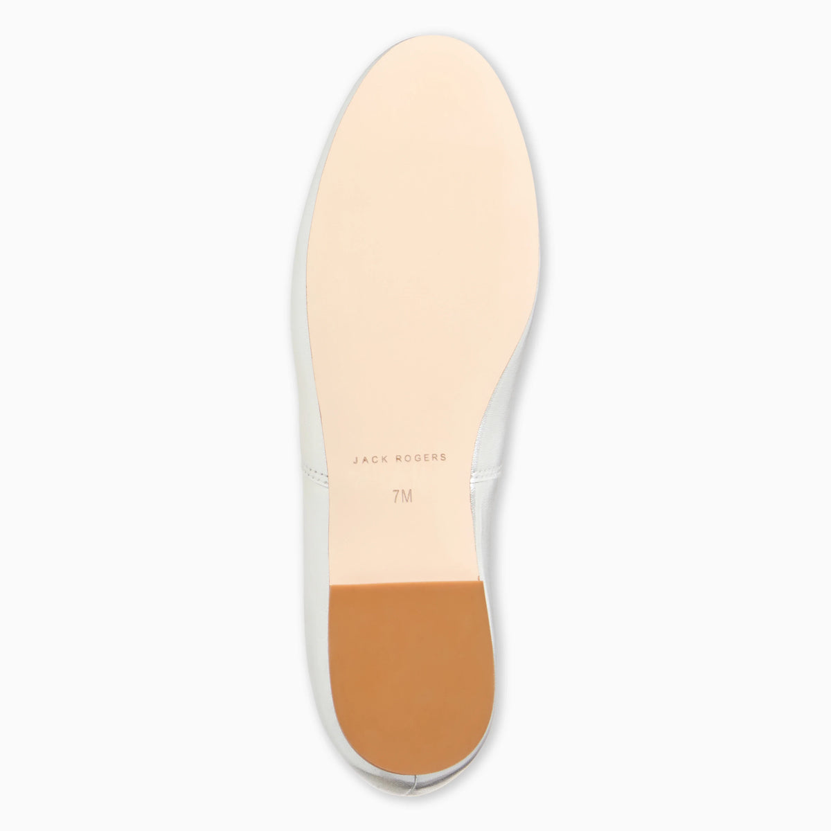Jack Rogers - Bettie Ballet Flat - Metallic Silver - view 5