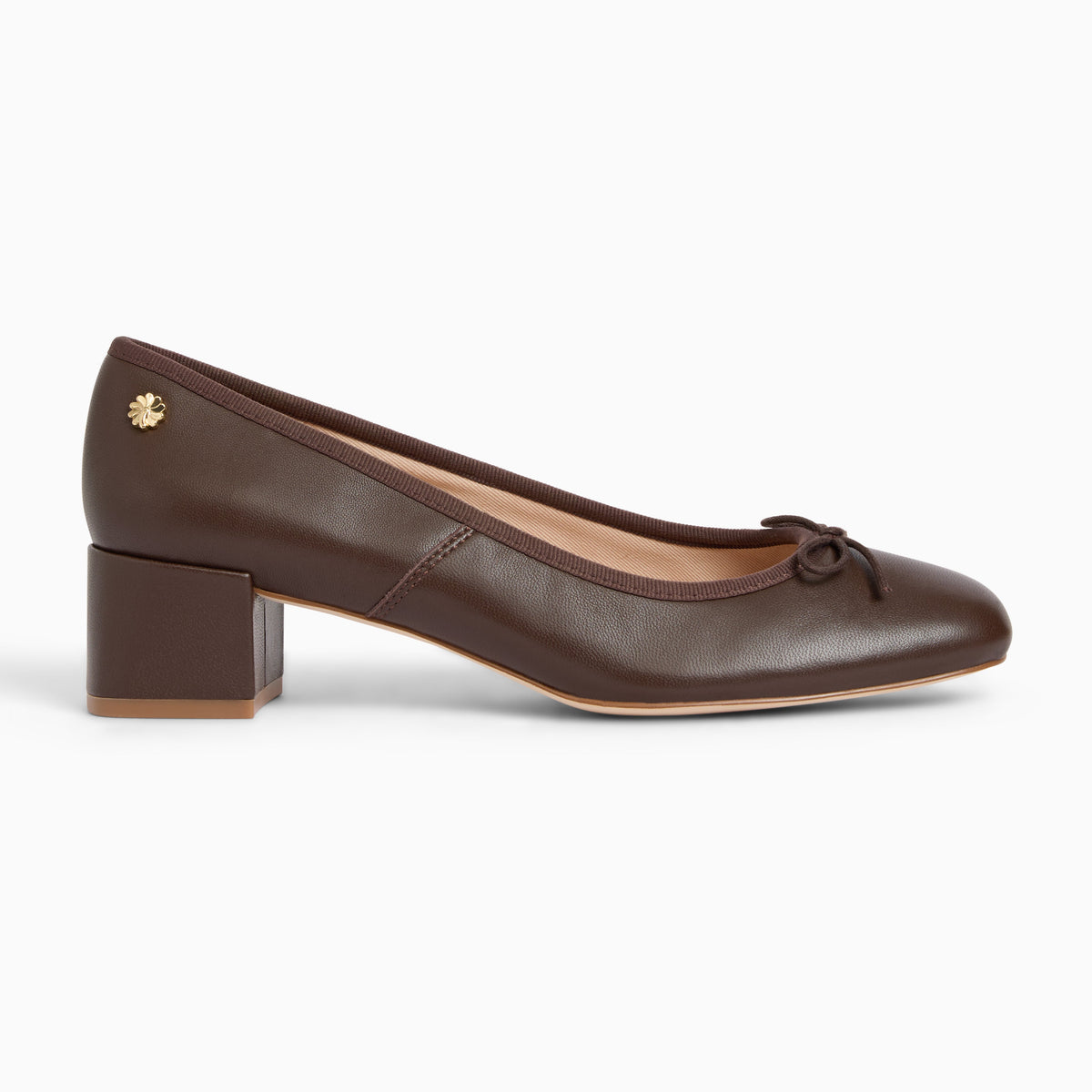 Maddy Pump in Brown, product view 2