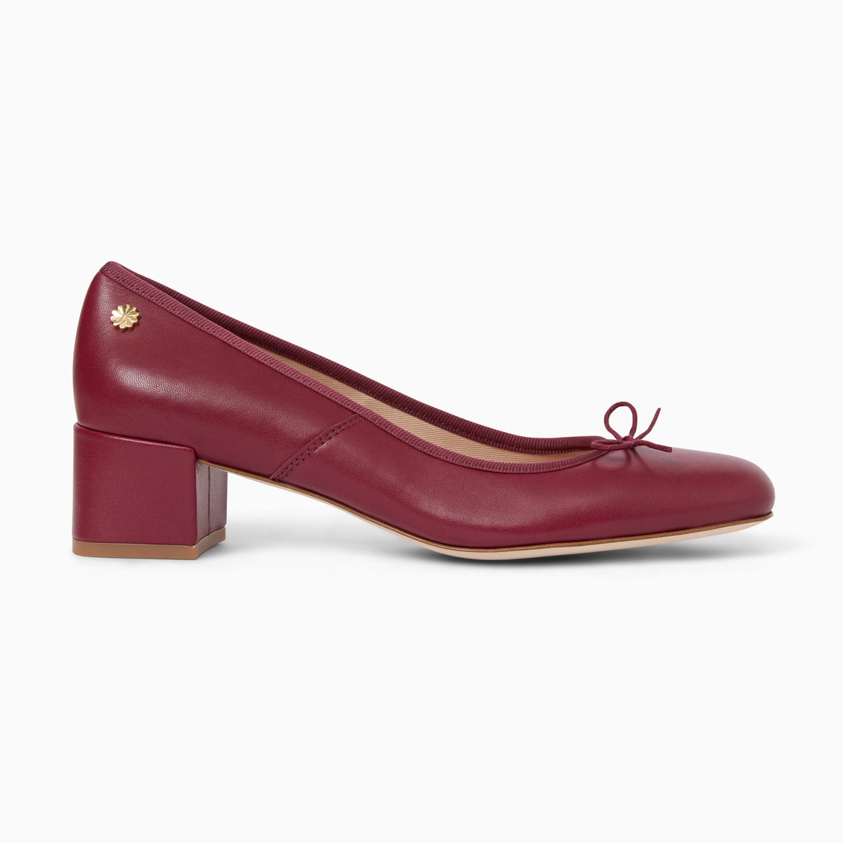 Maddy Pump in Cabernet, product view 2