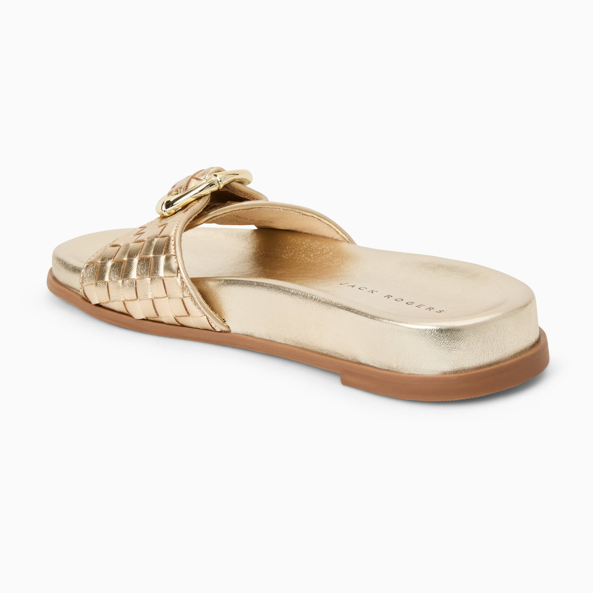 Jack Rogers - Essex Slide - Metallic Platinum - view 4