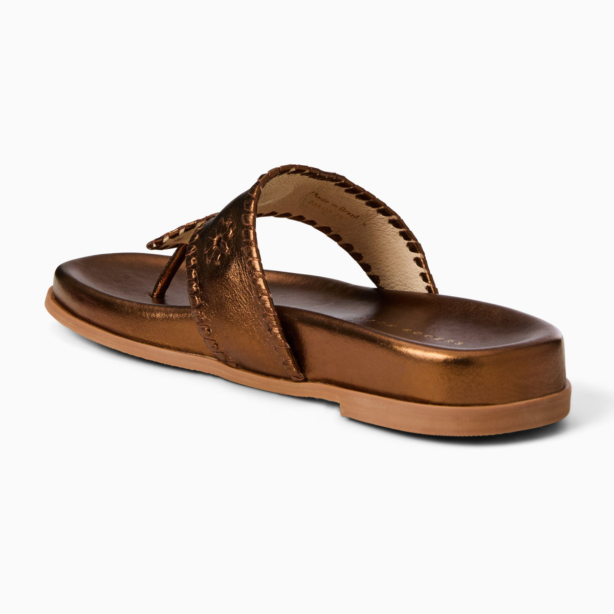 Jacks Comfort Sandal in Metallic Bronze, product view 4