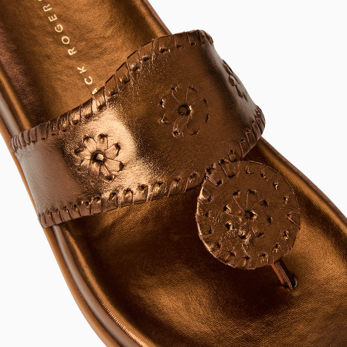Jacks Comfort Sandal in Metallic Bronze, product view 6
