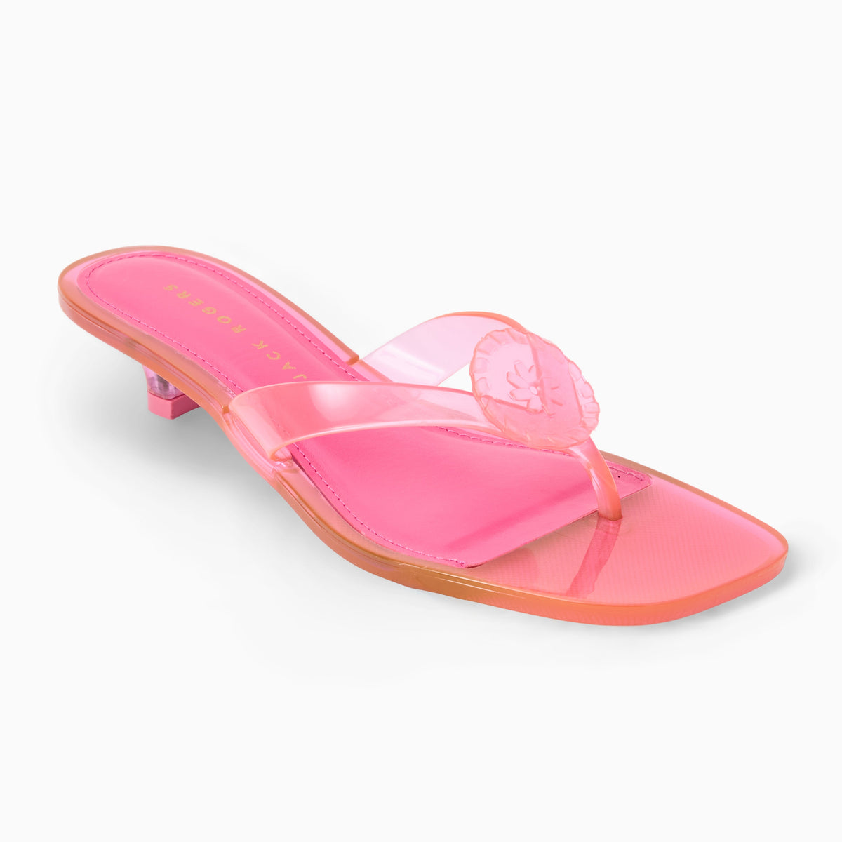 Jack Rogers - Roxy Jelly Kitten Heel - Hot Pink - view 1