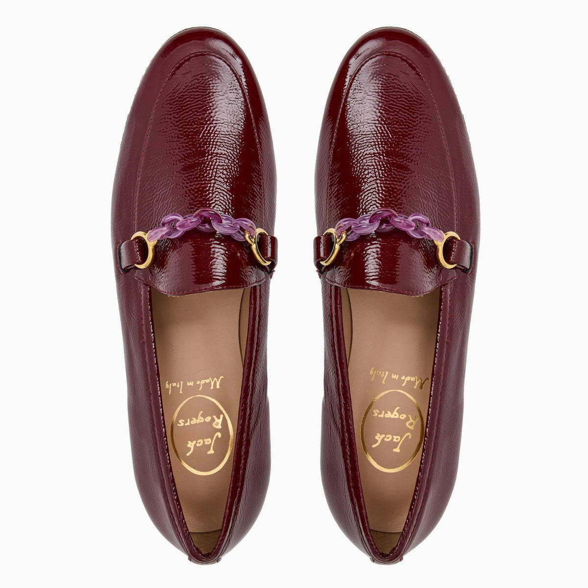 Jack Rogers - Laurito Italian Leather Loafer - Bordeaux - view 3