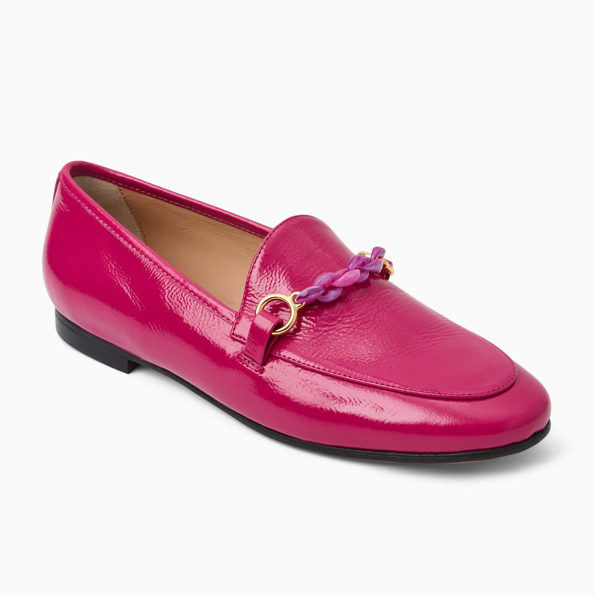 Jack Rogers - Laurito Italian Leather Loafer - Fuchsia - view 1