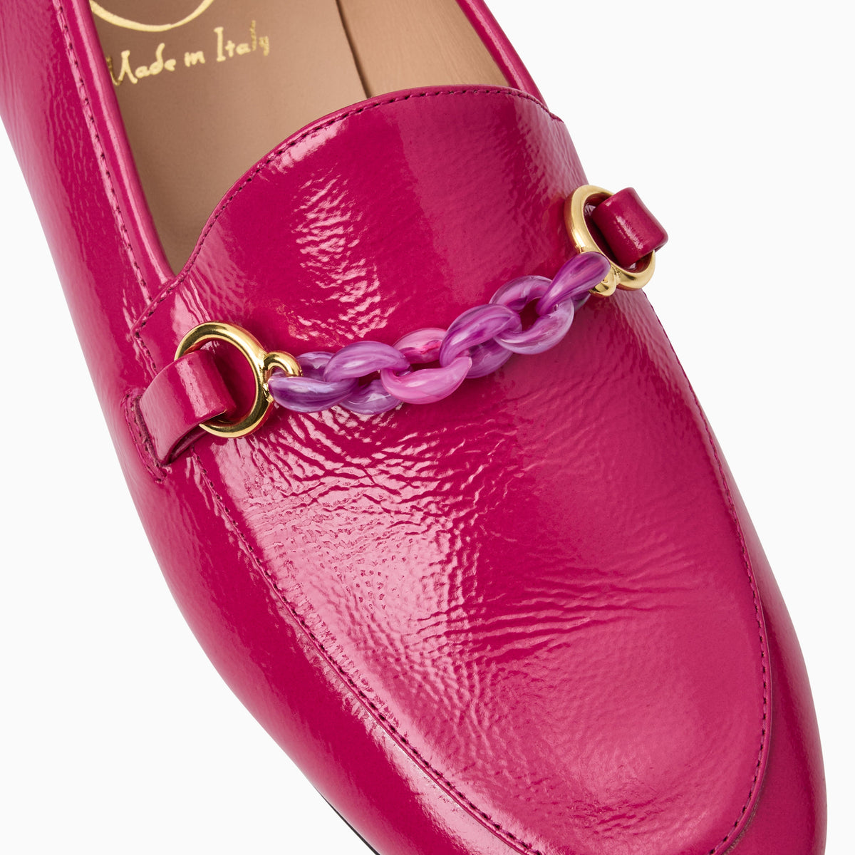 Jack Rogers - Laurito Italian Leather Loafer - Fuchsia - view 7