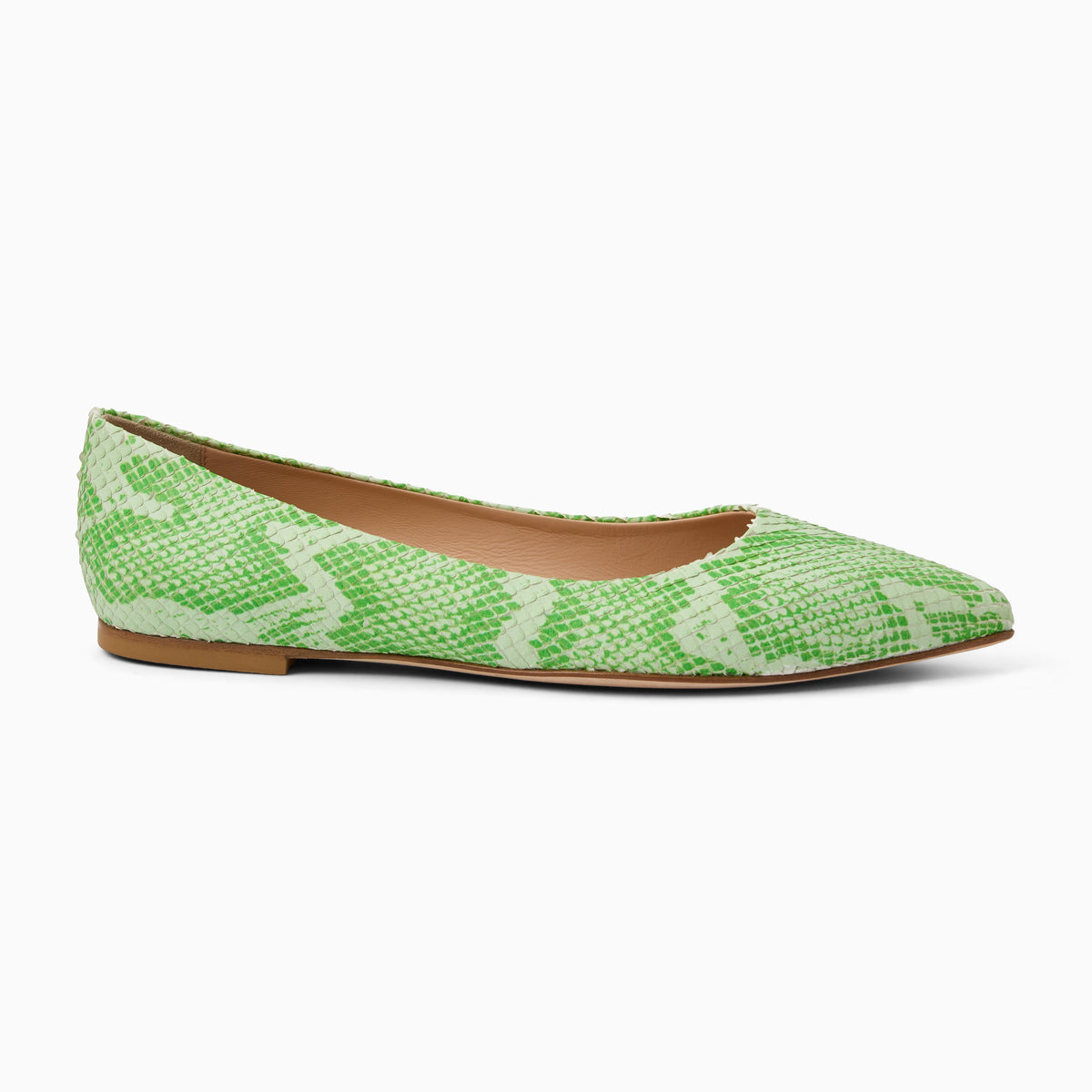 Jack Rogers - Gabrisa Italian Leather Flat - Green - view 3
