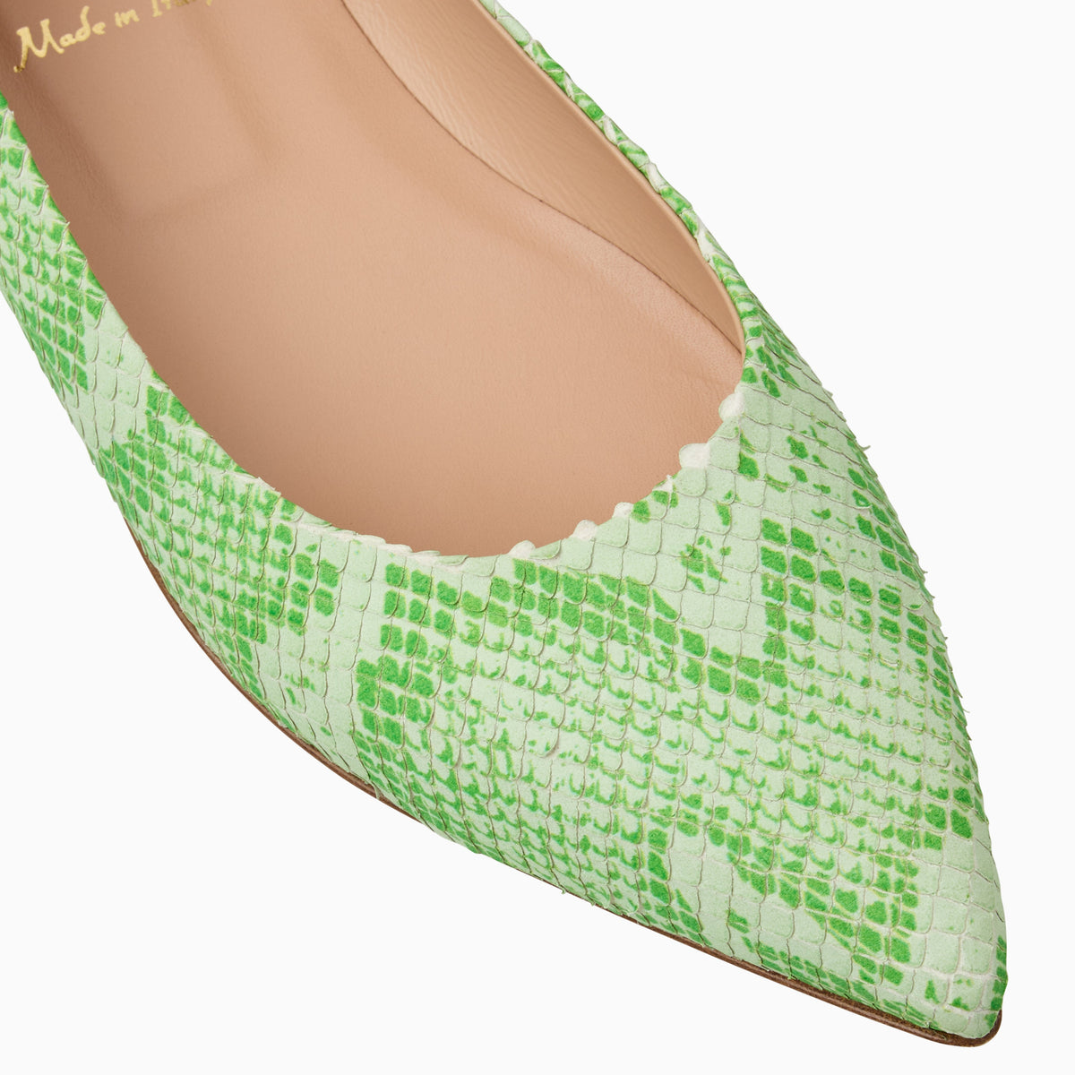 Jack Rogers - Gabrisa Italian Leather Flat - Green - view 7