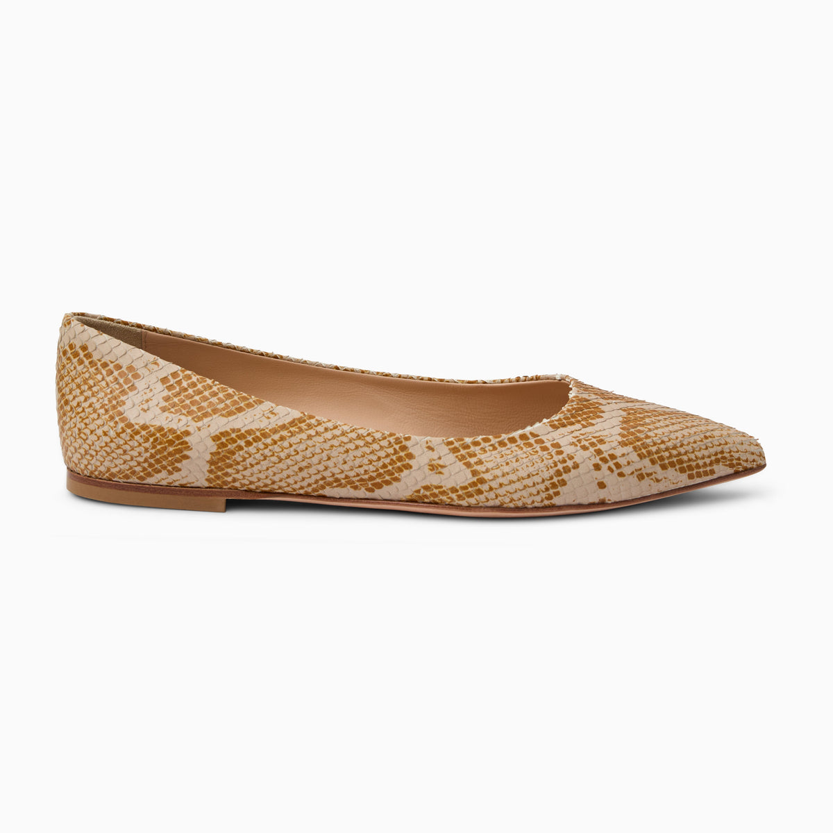 Jack Rogers - Gabrisa Italian Leather Flat - Natural - view 3