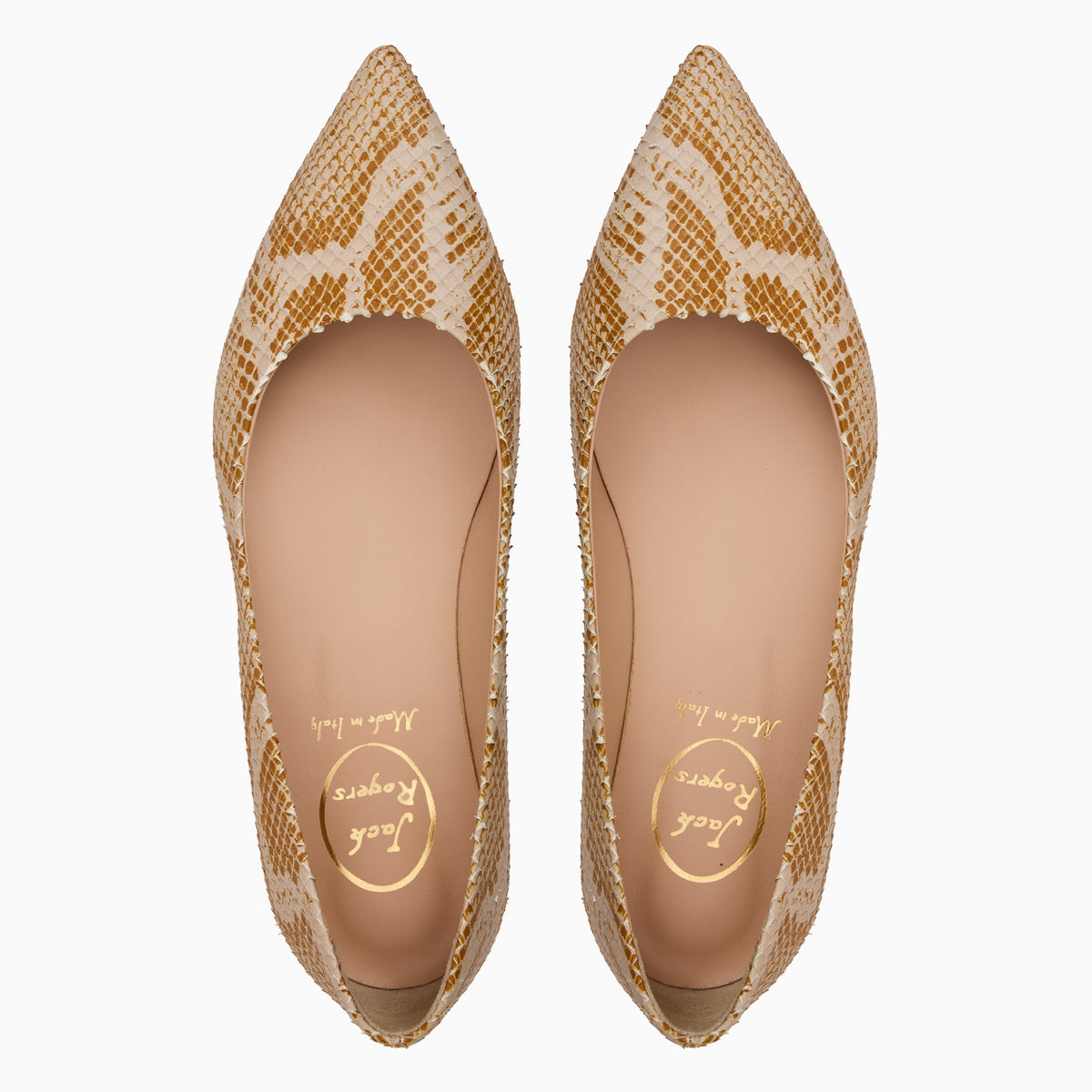 Jack Rogers - Gabrisa Italian Leather Flat - Natural - view 4