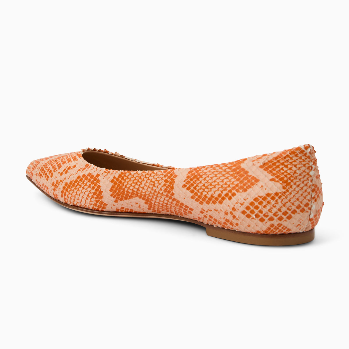 Jack Rogers - Gabrisa Italian Leather Flat - Orange - view 5