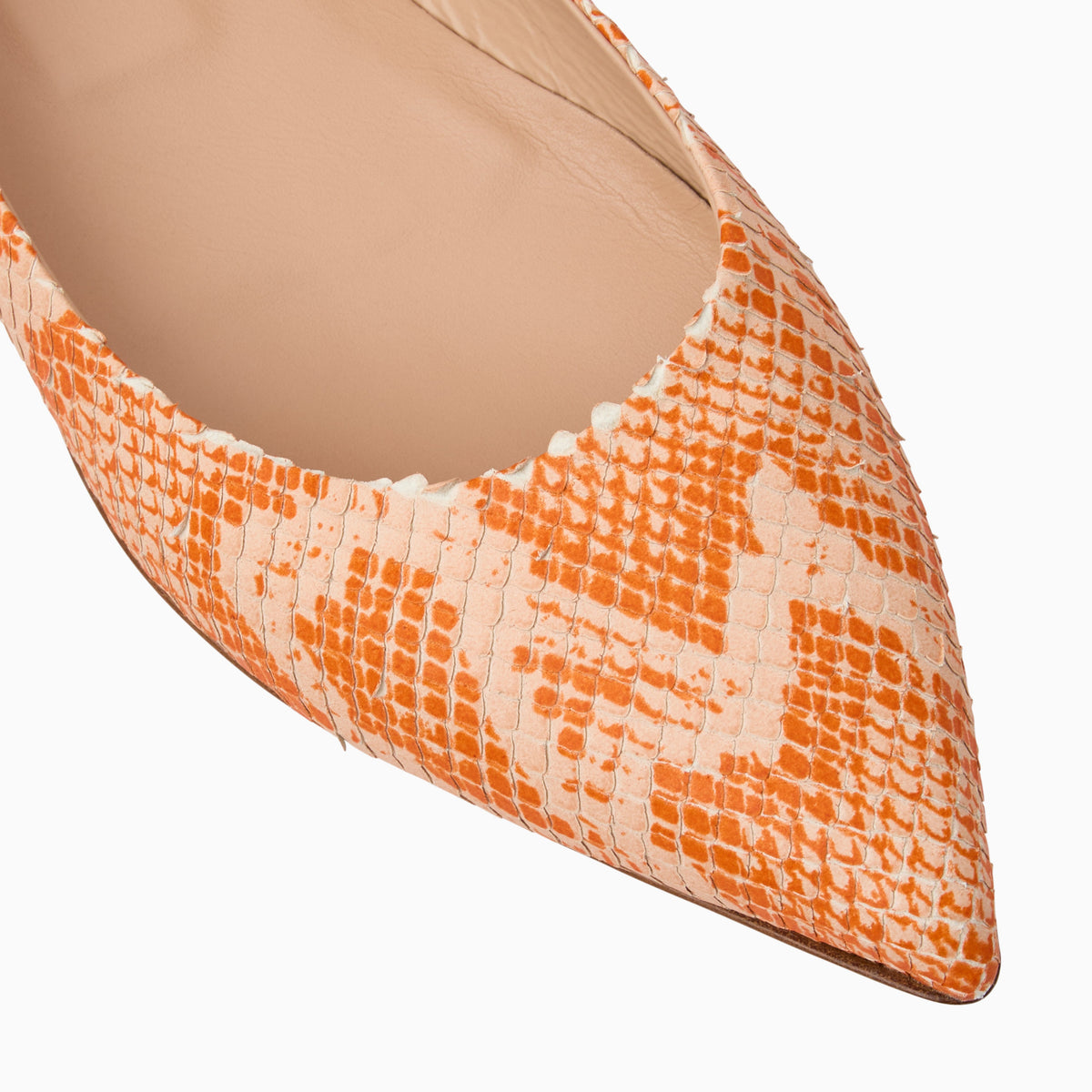 Jack Rogers - Gabrisa Italian Leather Flat - Orange - view 7