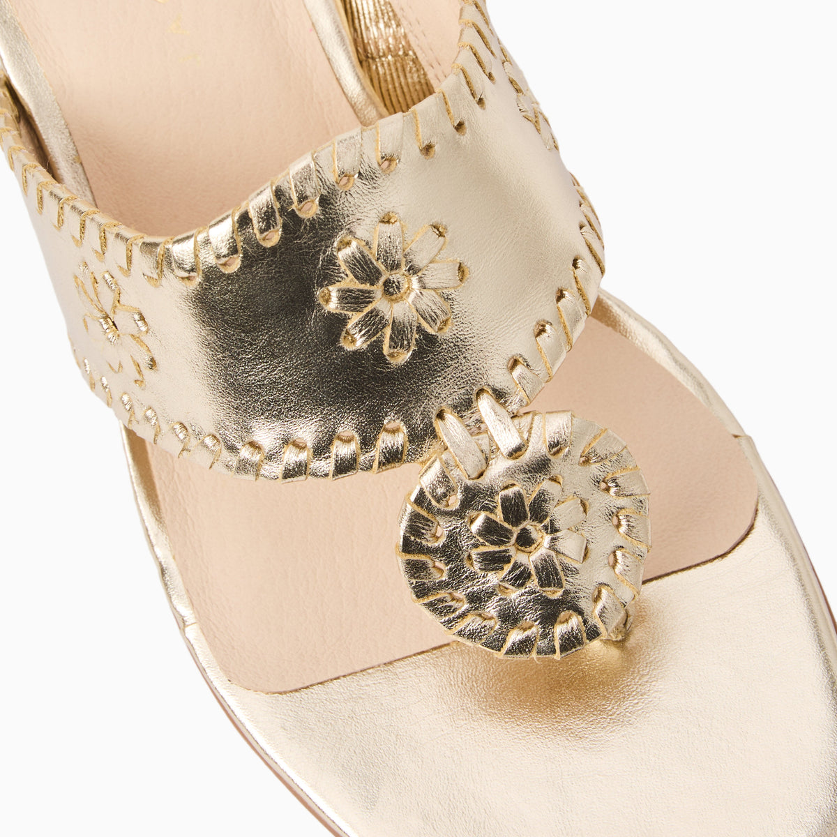 Jack Rogers - Jacks City Heel - Metallic Platinum - view 6