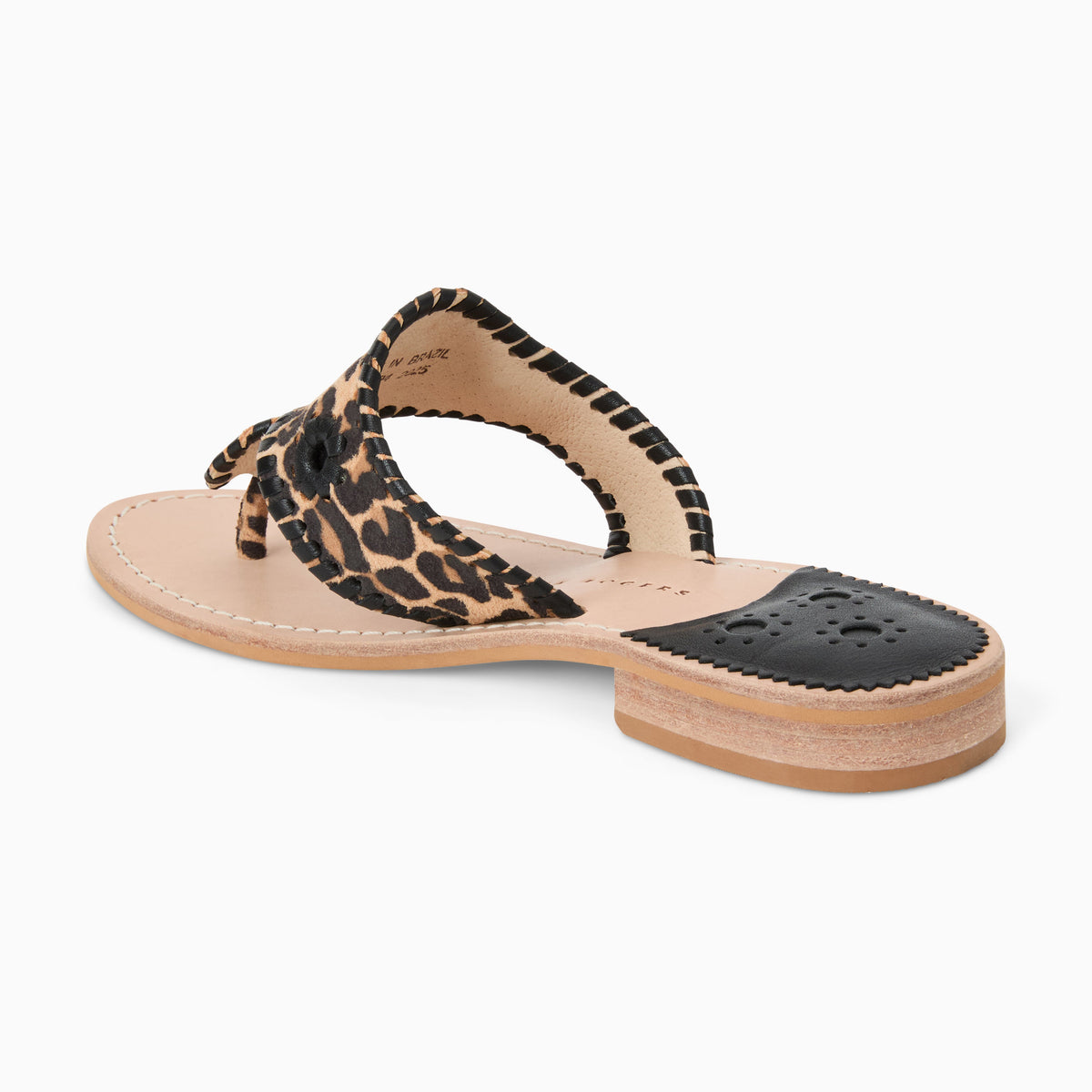Original Jacks Sandal in Suede Leopard, product view 4