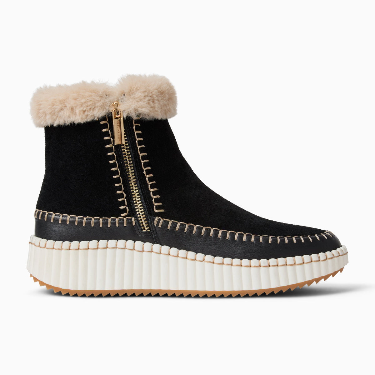 Jack Rogers - Janetta Sneaker Bootie - Suede Black - view 2