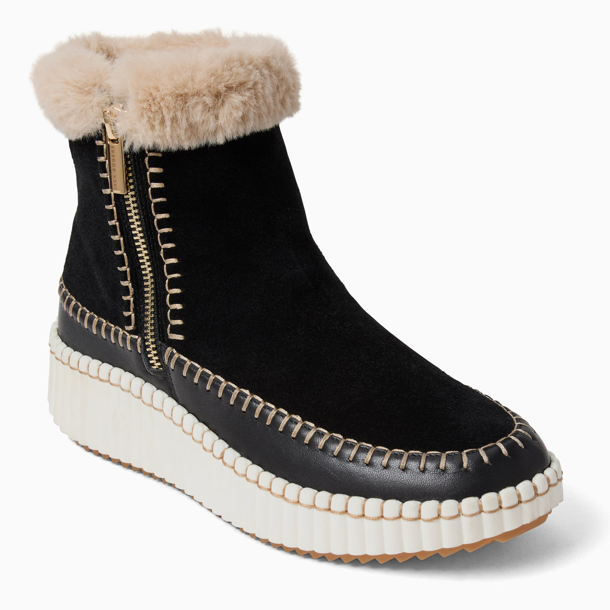 Jack Rogers - Janetta Sneaker Bootie - Suede Black - view 1