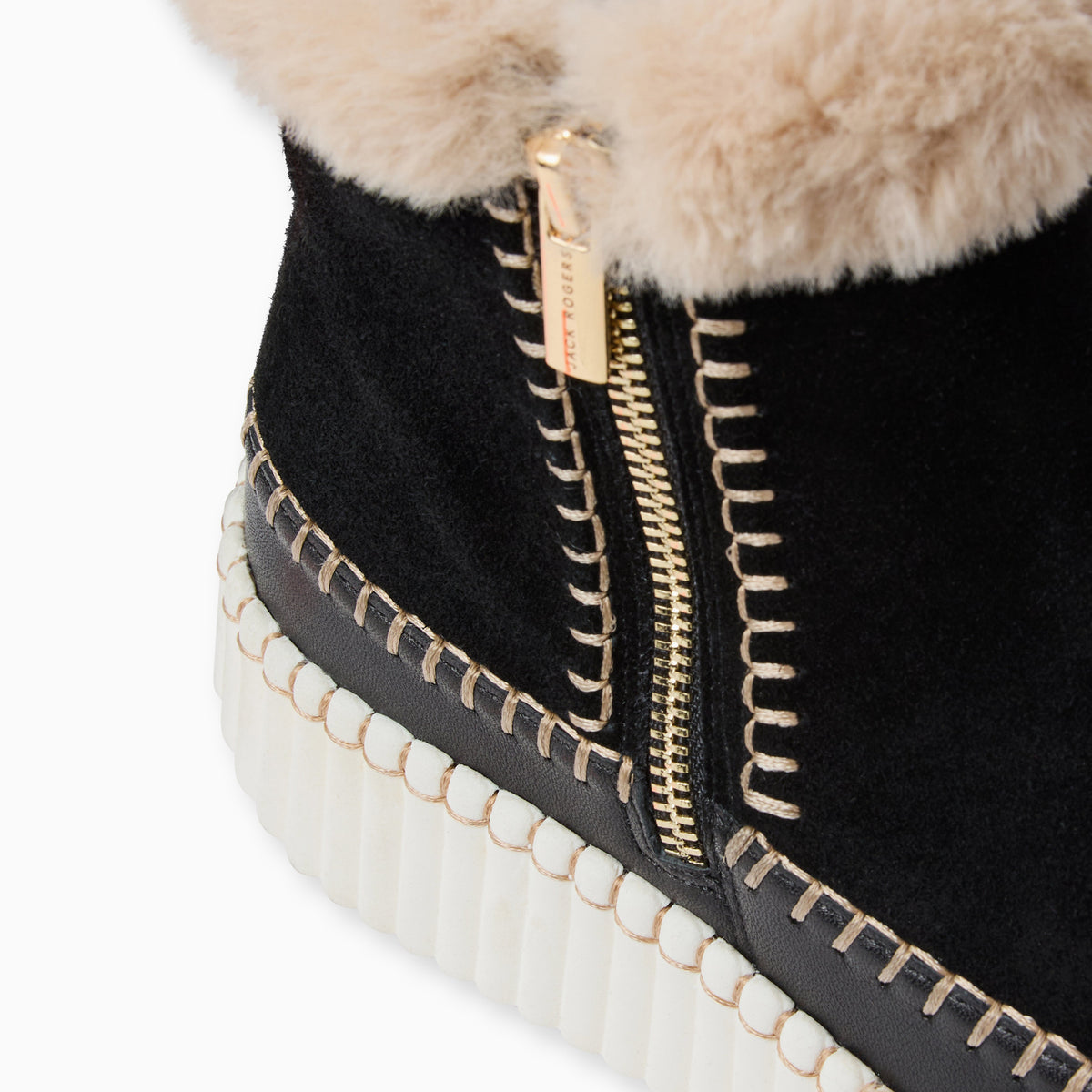 Jack Rogers - Janetta Sneaker Bootie - Suede Black - view 6