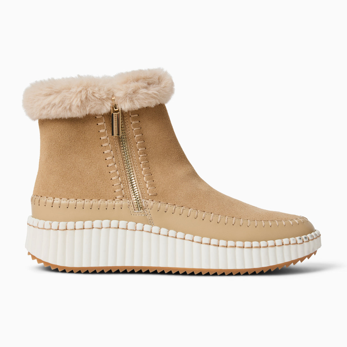 Jack Rogers - Janetta Sneaker Bootie - Suede Café Au Lait - view 2