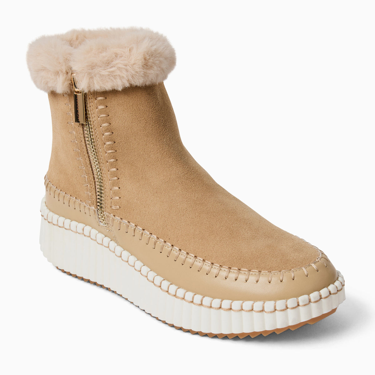 Jack Rogers - Janetta Sneaker Bootie - Suede Café Au Lait - view 1