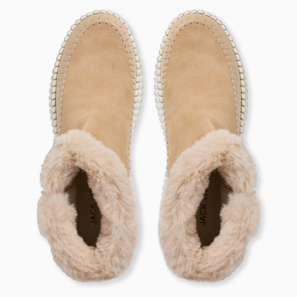Jack Rogers - Janetta Sneaker Bootie - Suede Café Au Lait - view 3