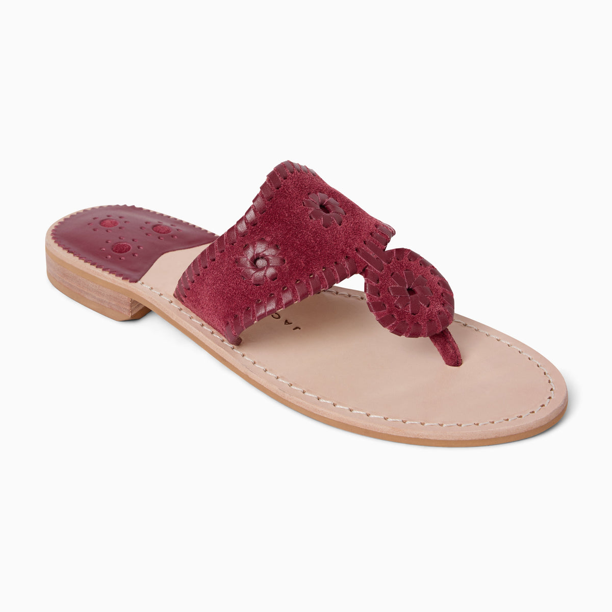 Original Jacks Sandal in Suede Cabernet, product view 1