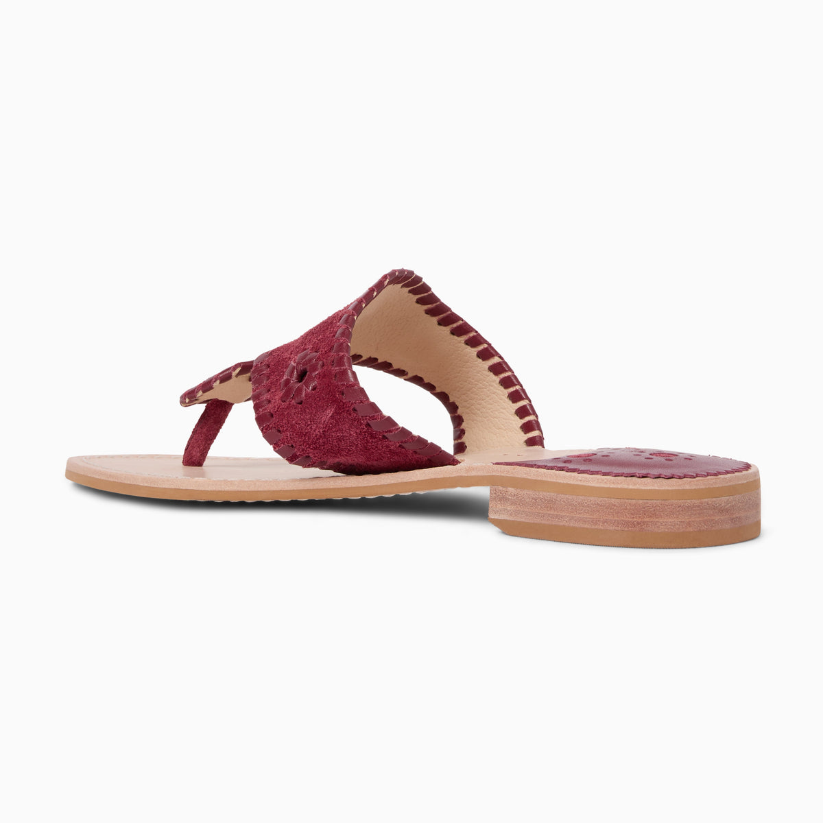 Original Jacks Sandal in Suede Cabernet, product view 4