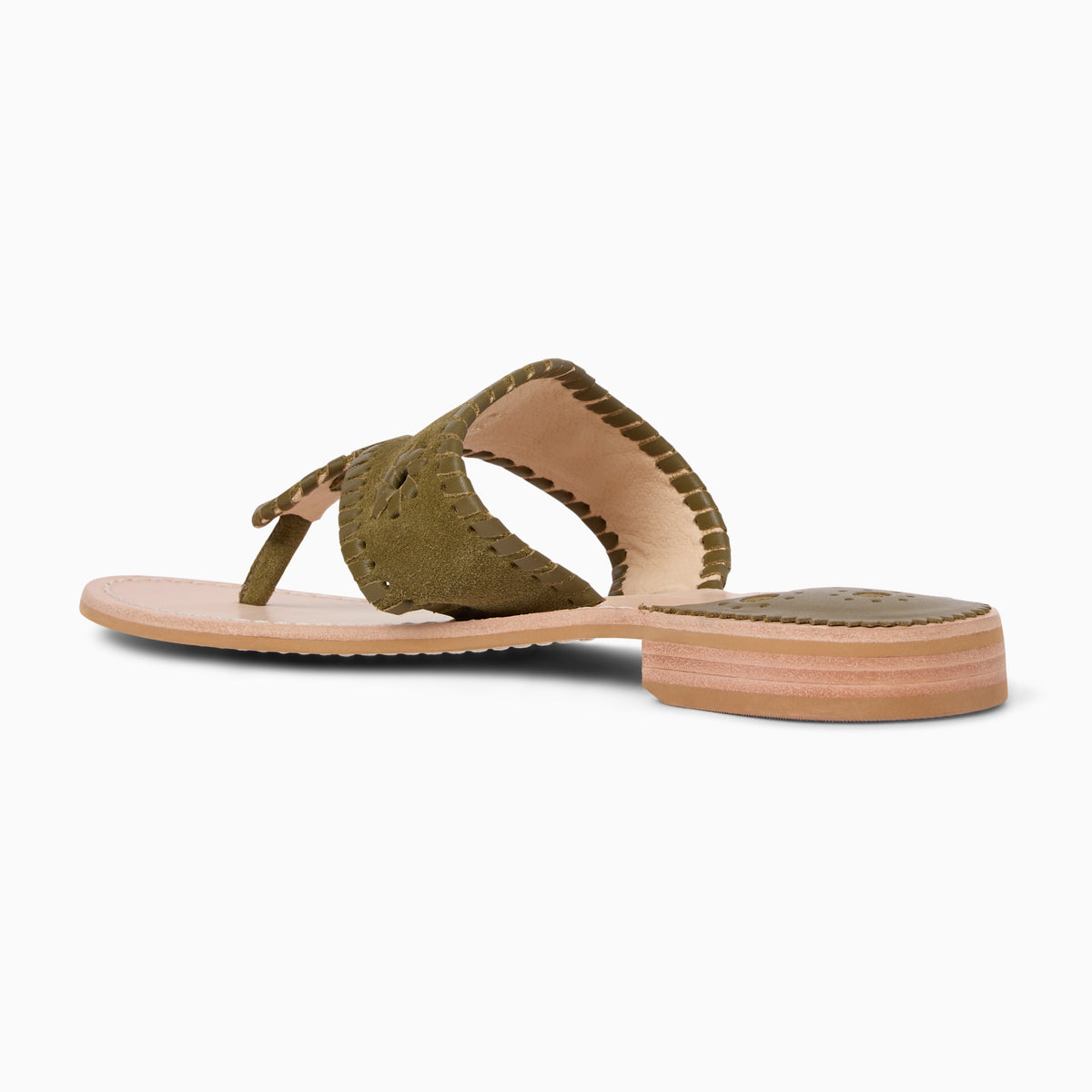 Original Jacks Sandal in Suede Olive, product view 4