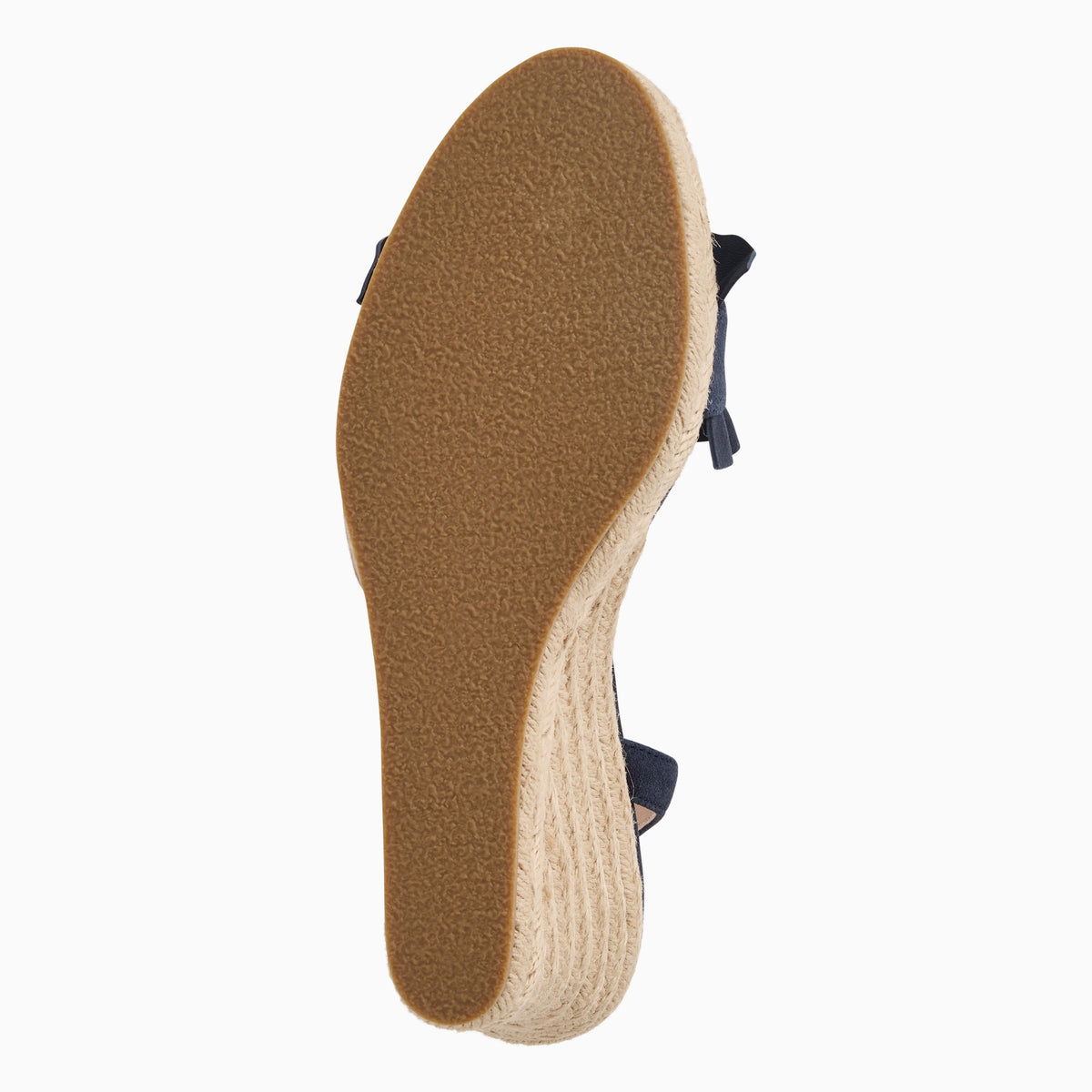 Jack Rogers - Rozette Ruffle Wedge - Suede Navy - view 5